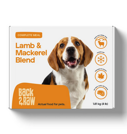 BACK 2 RAW BACK2RAW 4LB LAMB & MACKEREL