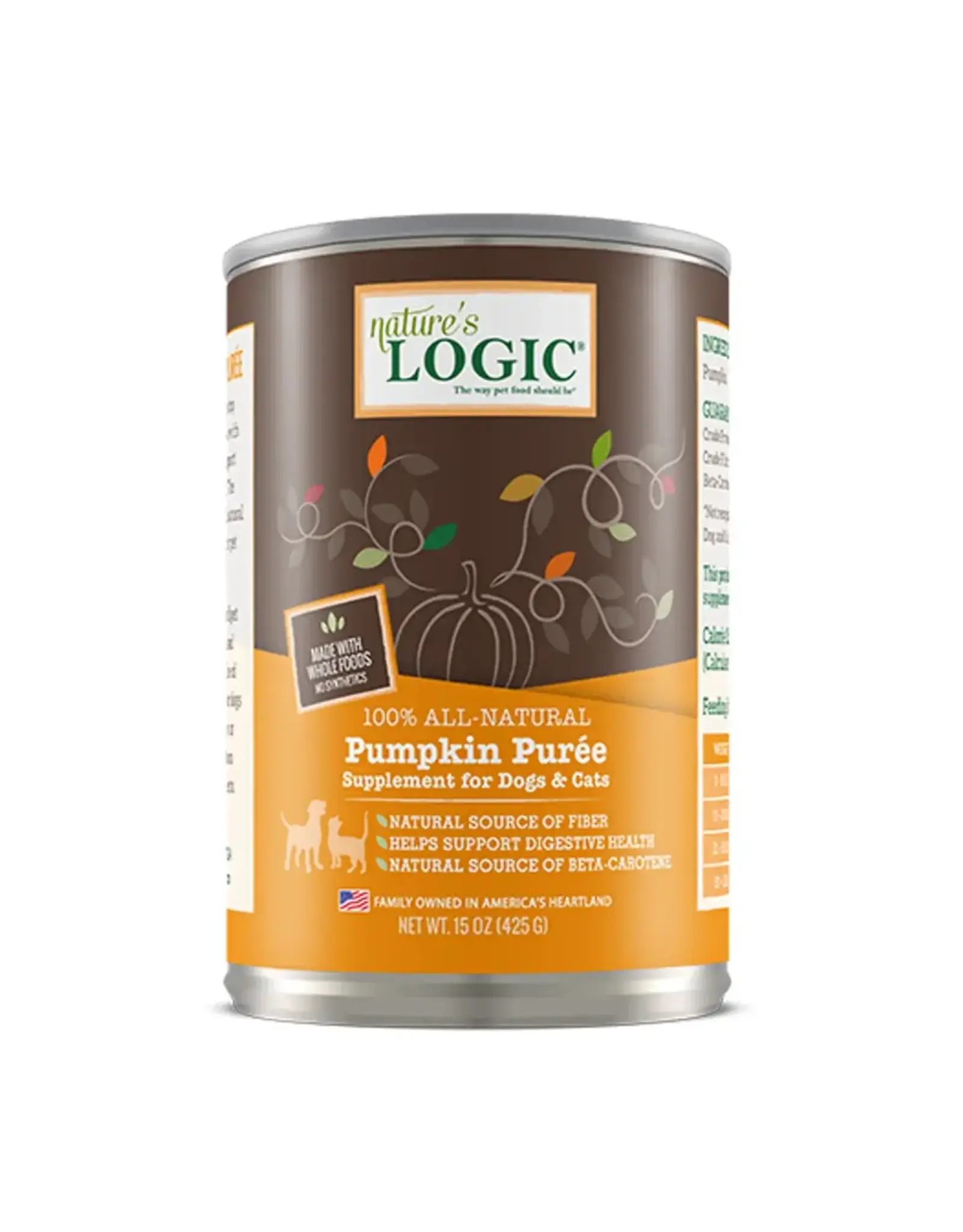 NATURE'S LOGIC NATURE'S LOGIC PUMPKIN PUREE