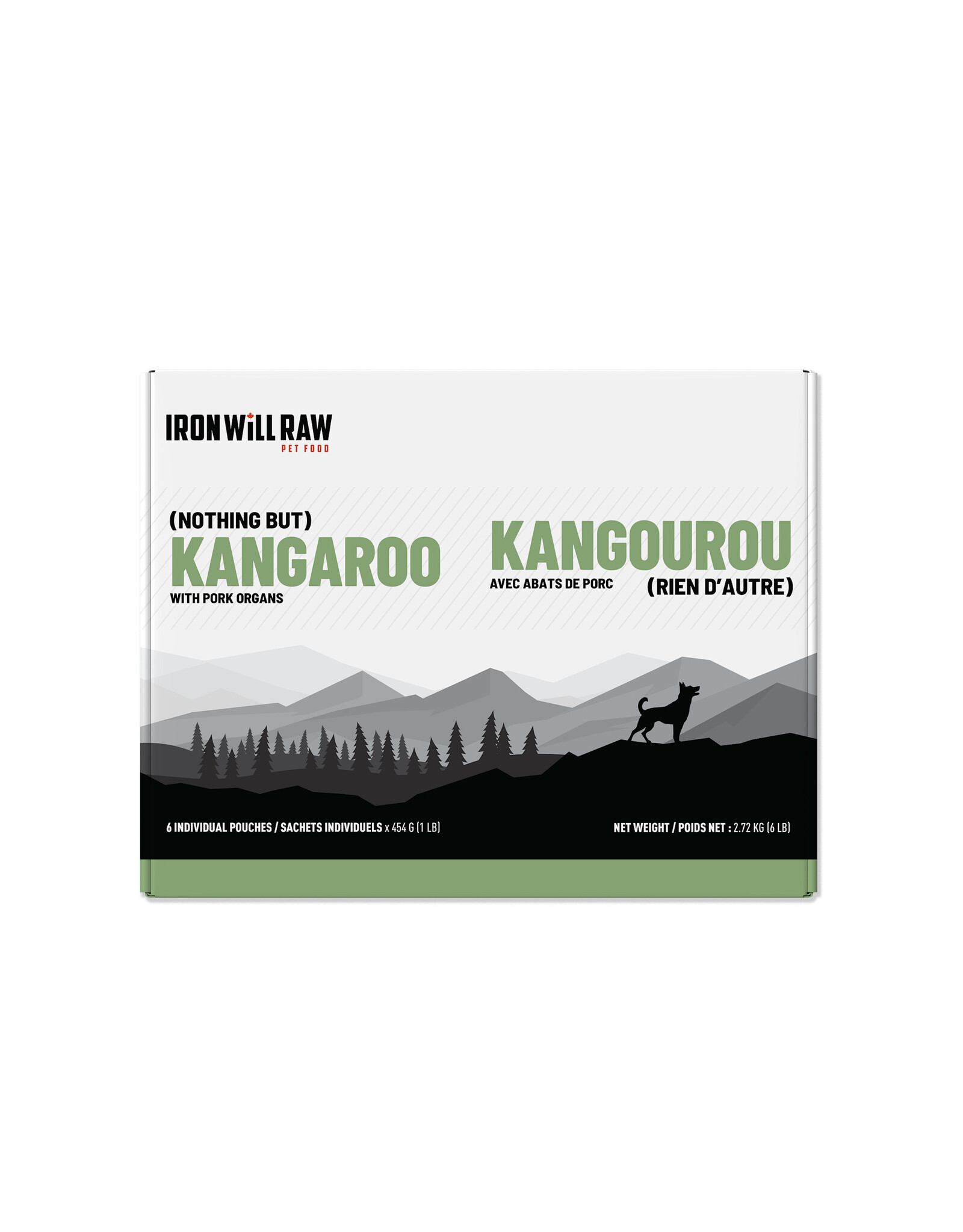 IRON WILL RAW IRON WILL RAW BASIC KANGAROO 6LB