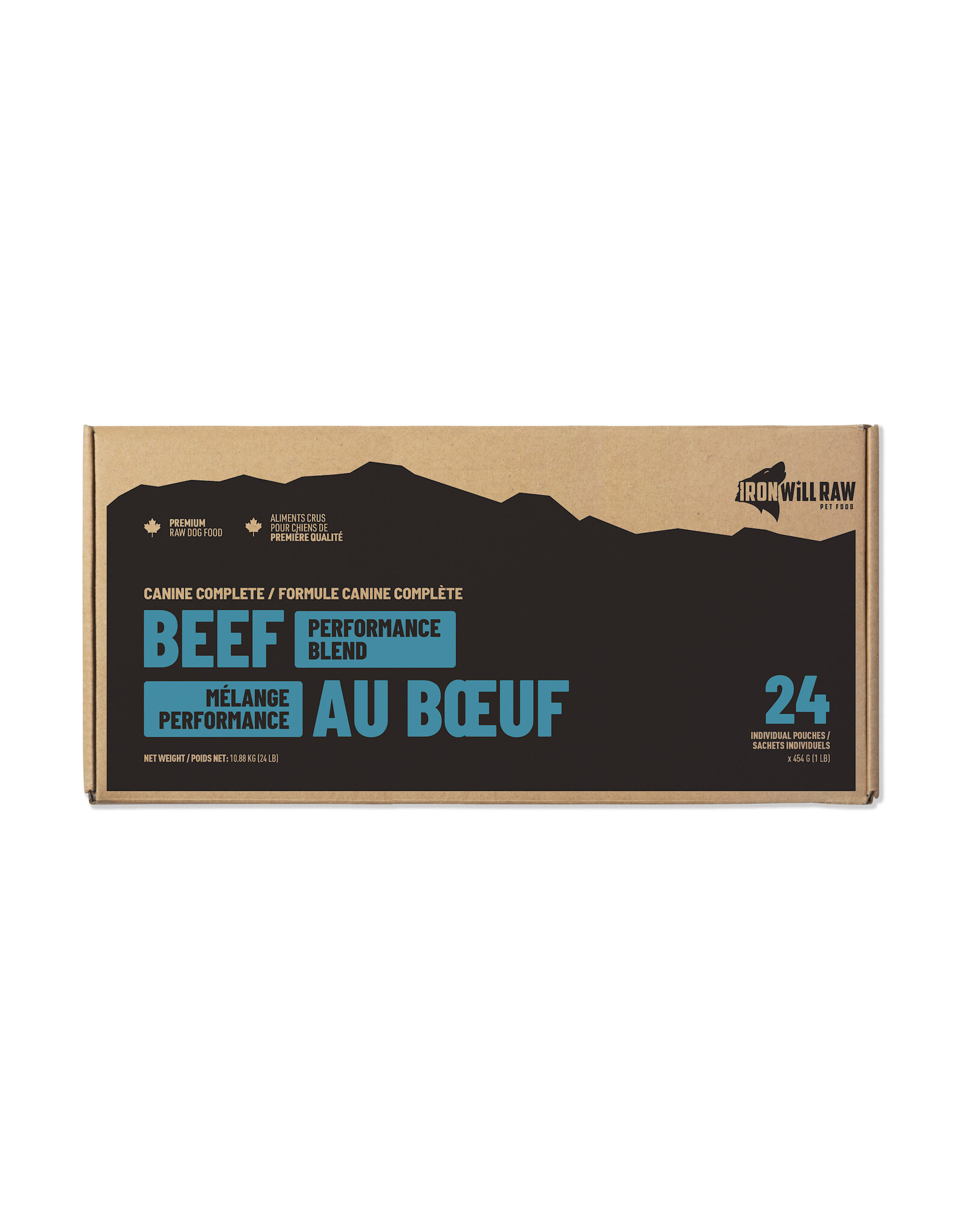 IRON WILL RAW IRON WILL RAW COMPLETE BEEF 24LB