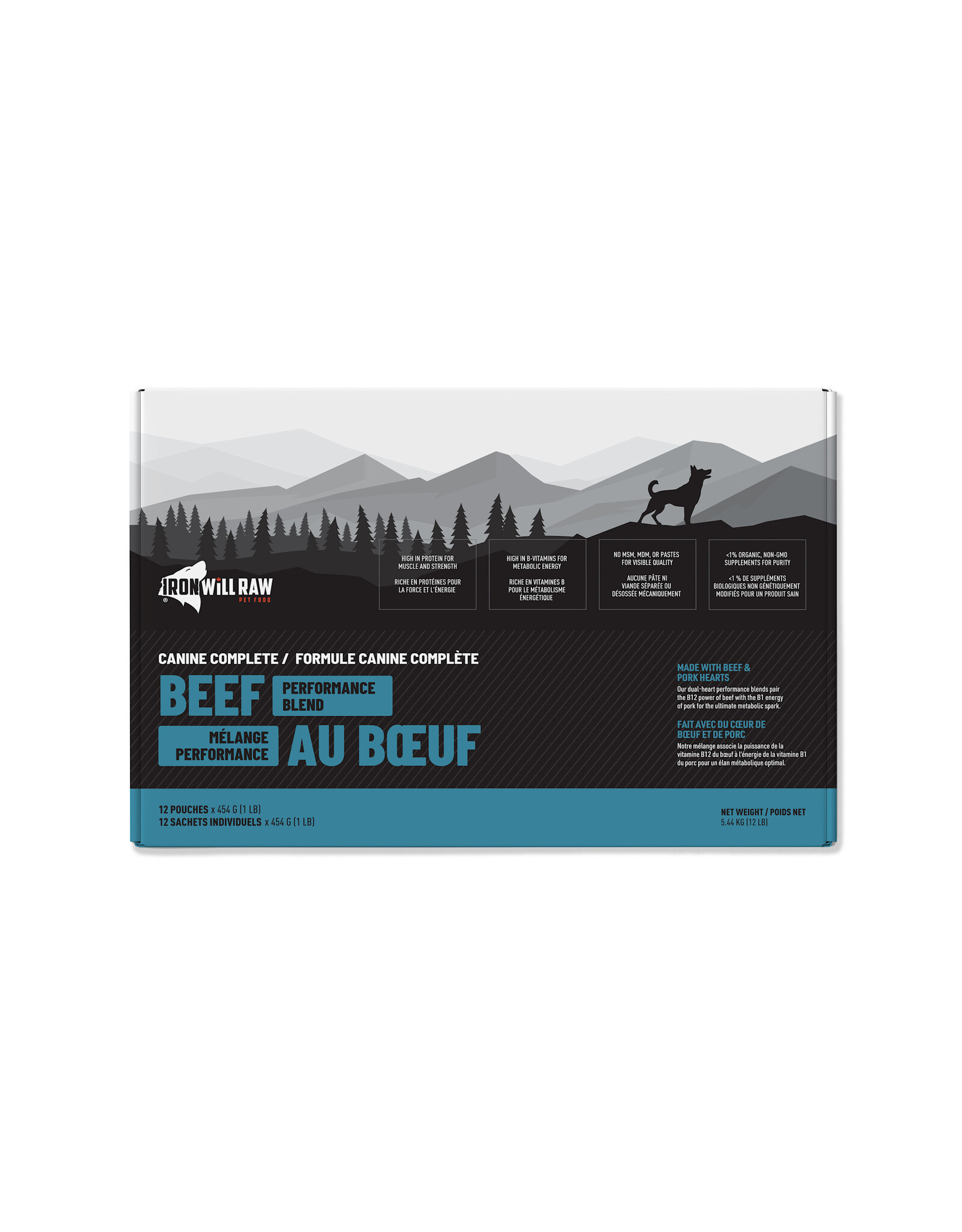 IRON WILL RAW IRON WILL RAW COMPLETE BEEF 6LB