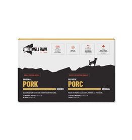 IRON WILL RAW IRON WILL RAW ORIGINAL PORK 12lb