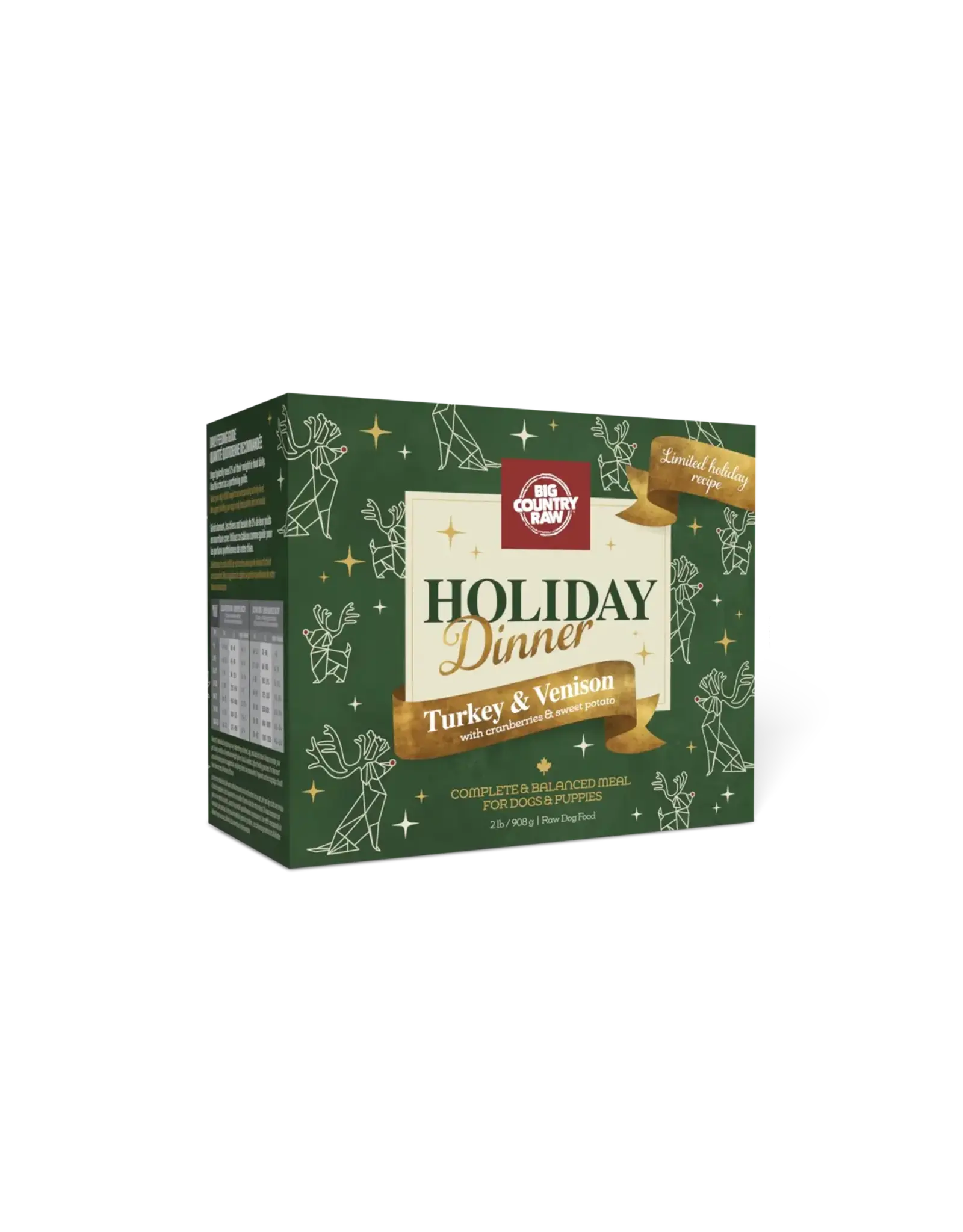 BIG COUNTRY RAW BIG COUNTRY RAW HOLIDAY DINNER 2LB