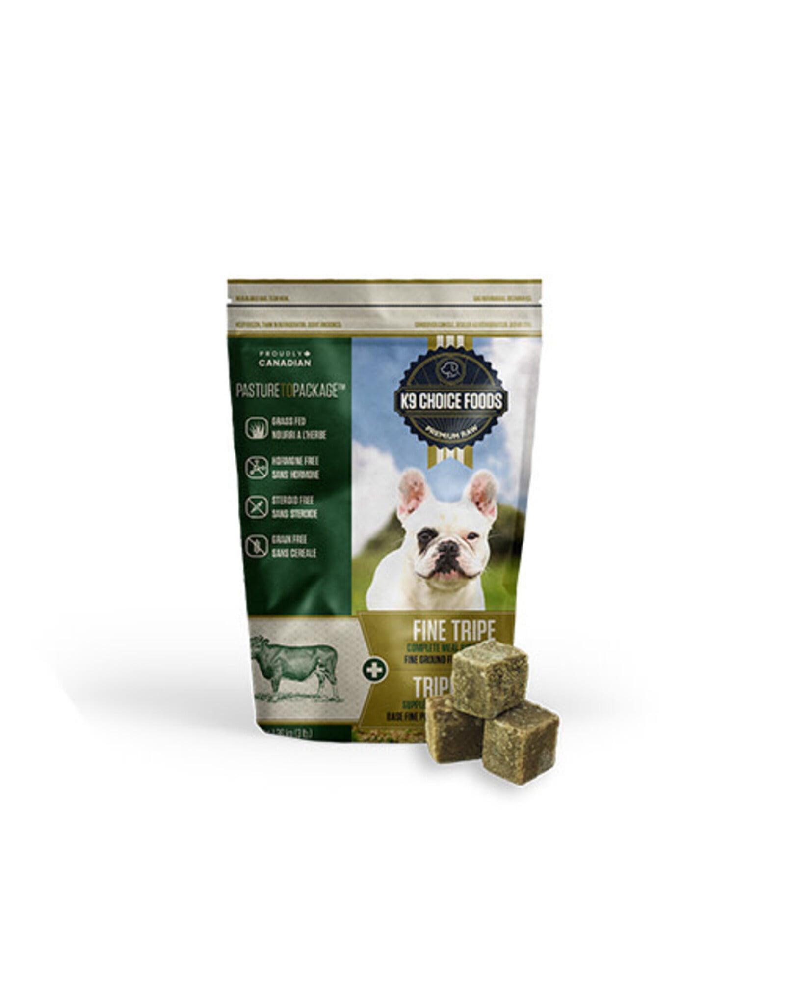 K9 CHOICE K9 CHOICE TRIPE 3LB