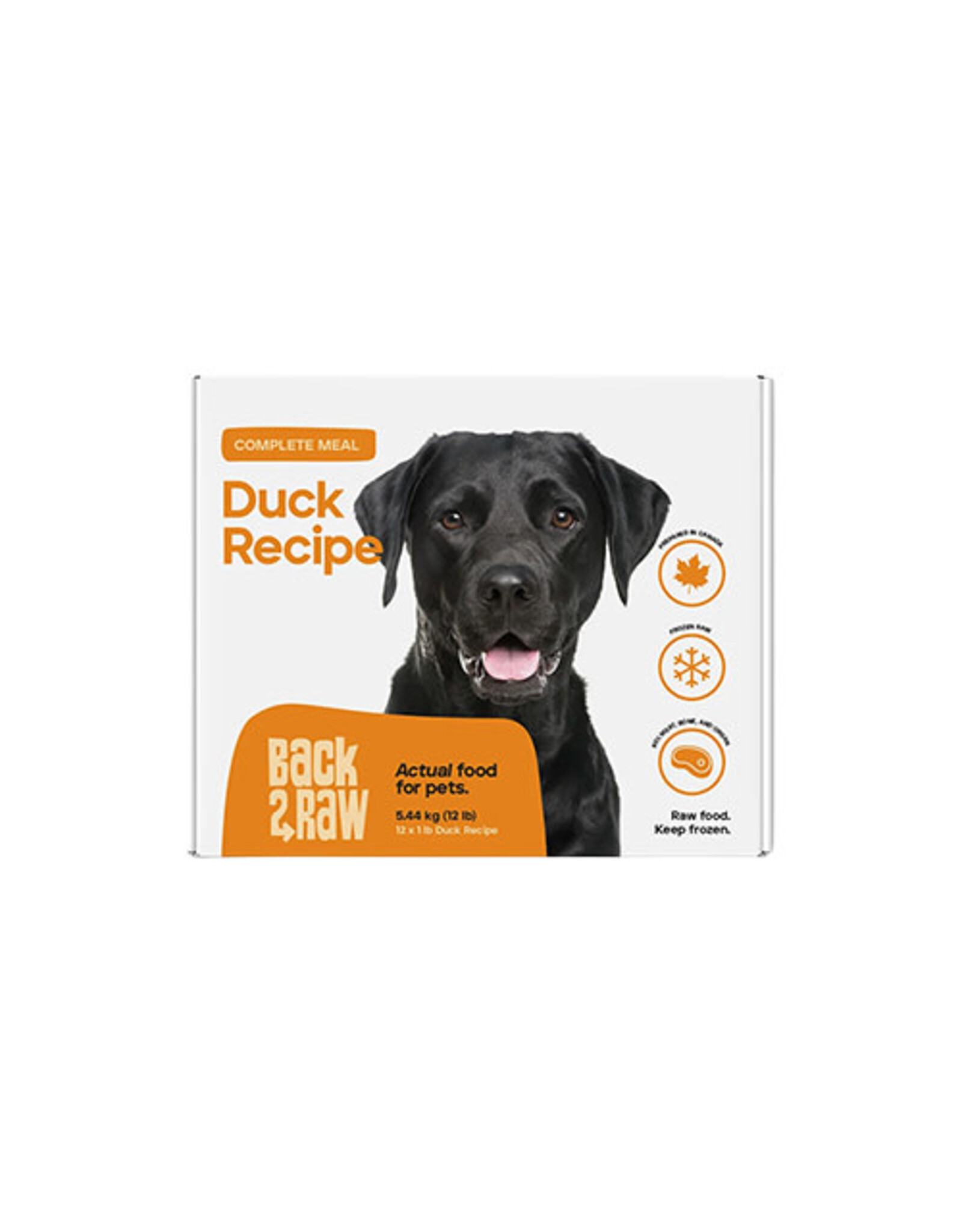 BACK 2 RAW BACK2RAW DUCK RECIPE 12LB