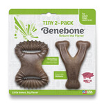 Benebone Benebone Tiny 2-Pack Wishbone & Dental Chew