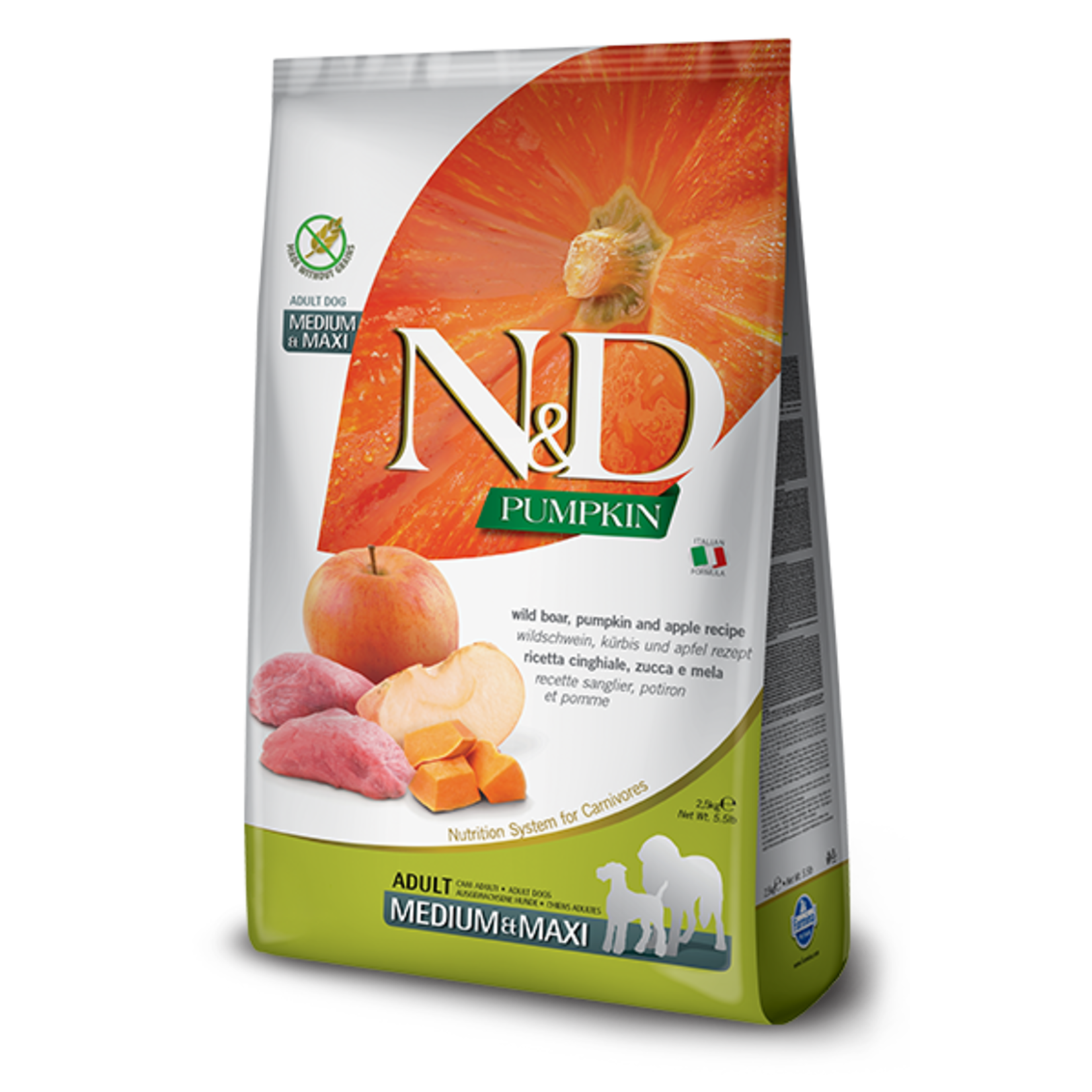 N&D Pumpkin Boar & Apple Medium & Maxi Adult Adult Dry Dog Food