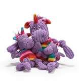 HuggleHounds Rainbow Unicorn Knottie Plush Toy
