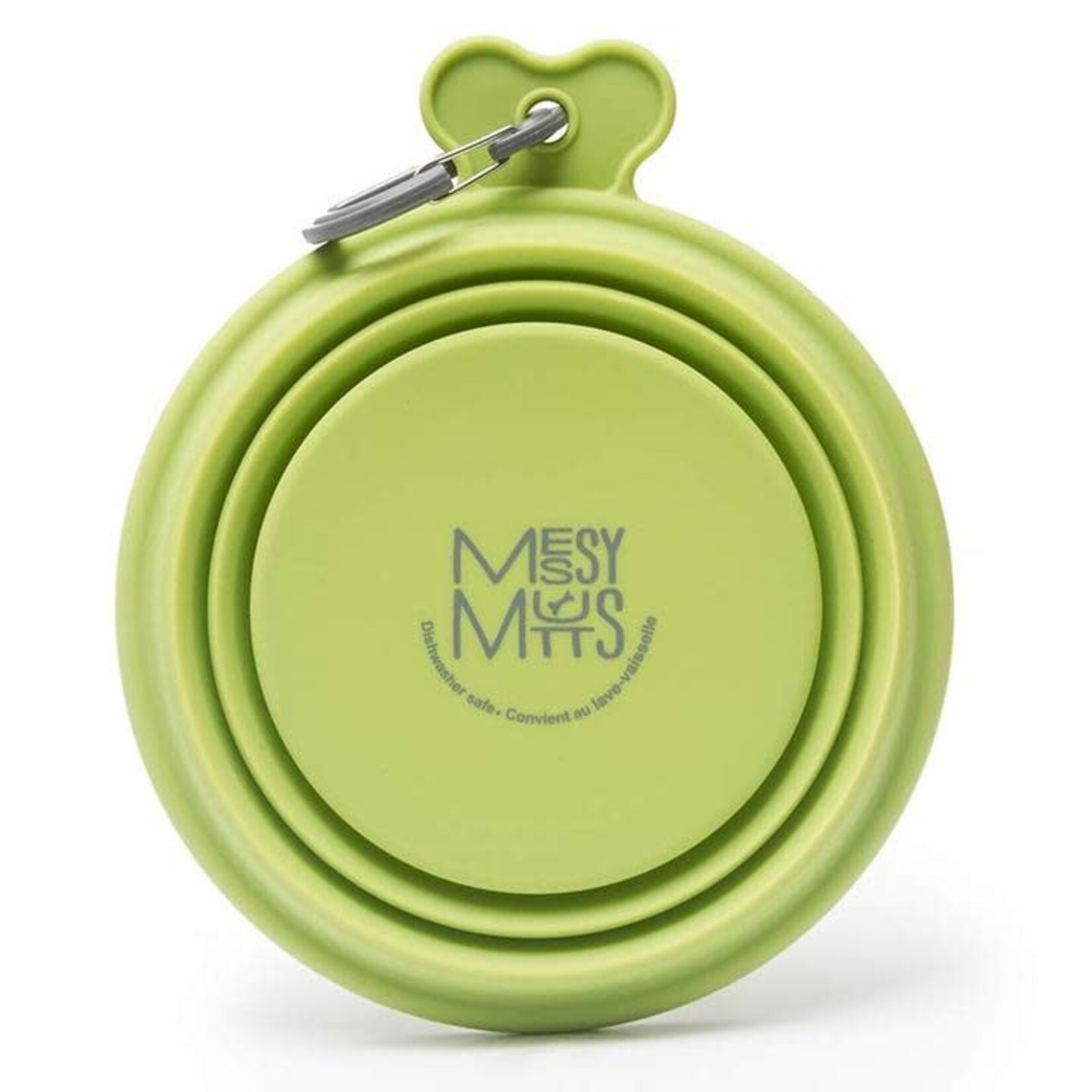 Messy Mutts Silicone Collapsible Travel Dog Bowl