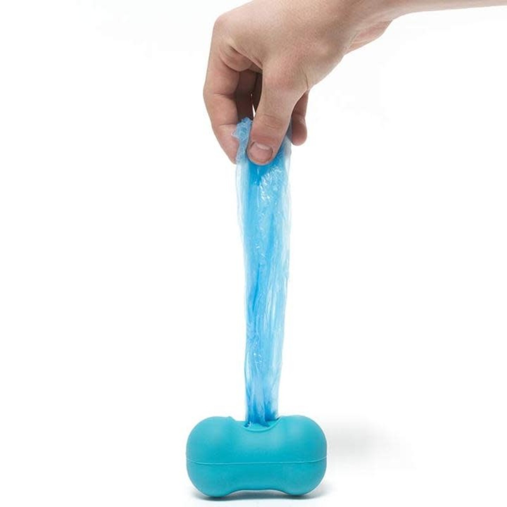 Messy Mutts Silicone Waste Bag Holder with 15 Bags