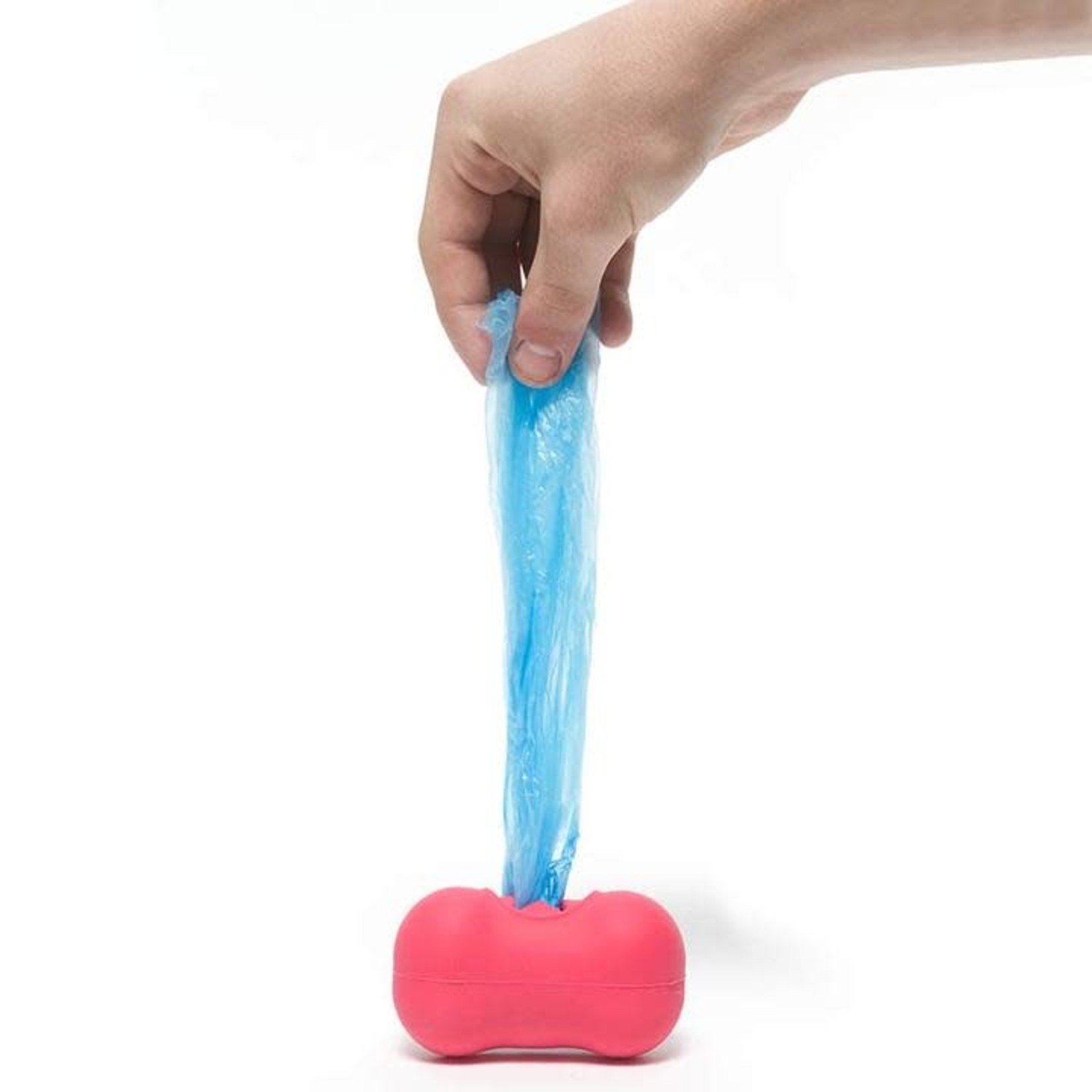 Messy Mutts Silicone Waste Bag Holder with 15 Bags