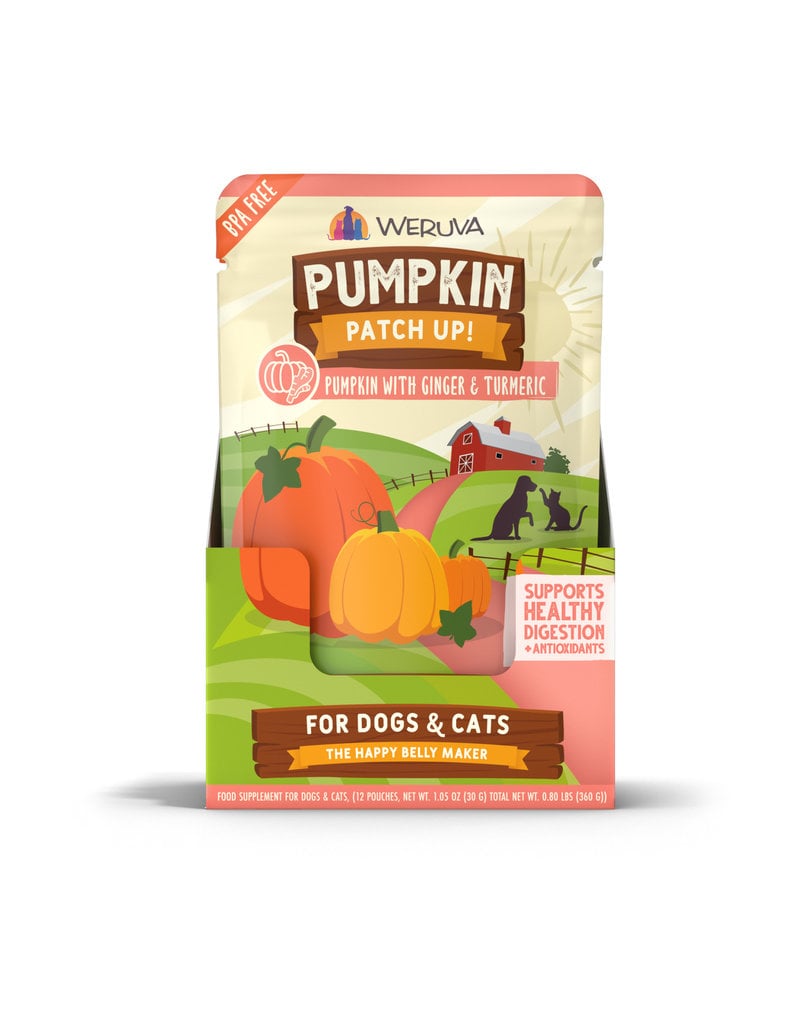 Weruva Weruva Pumpkin Patch Up! Dog & Cat Food Supplement Pouches - Pumpkin with Ginger & Turmeric