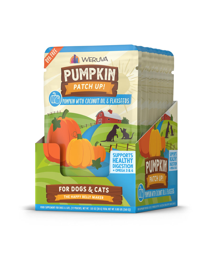 Weruva Weruva Pumpkin Patch Up! Dog & Cat Food Supplement Pouches - Pumpkin with Coconut Oil & Flaxseeds