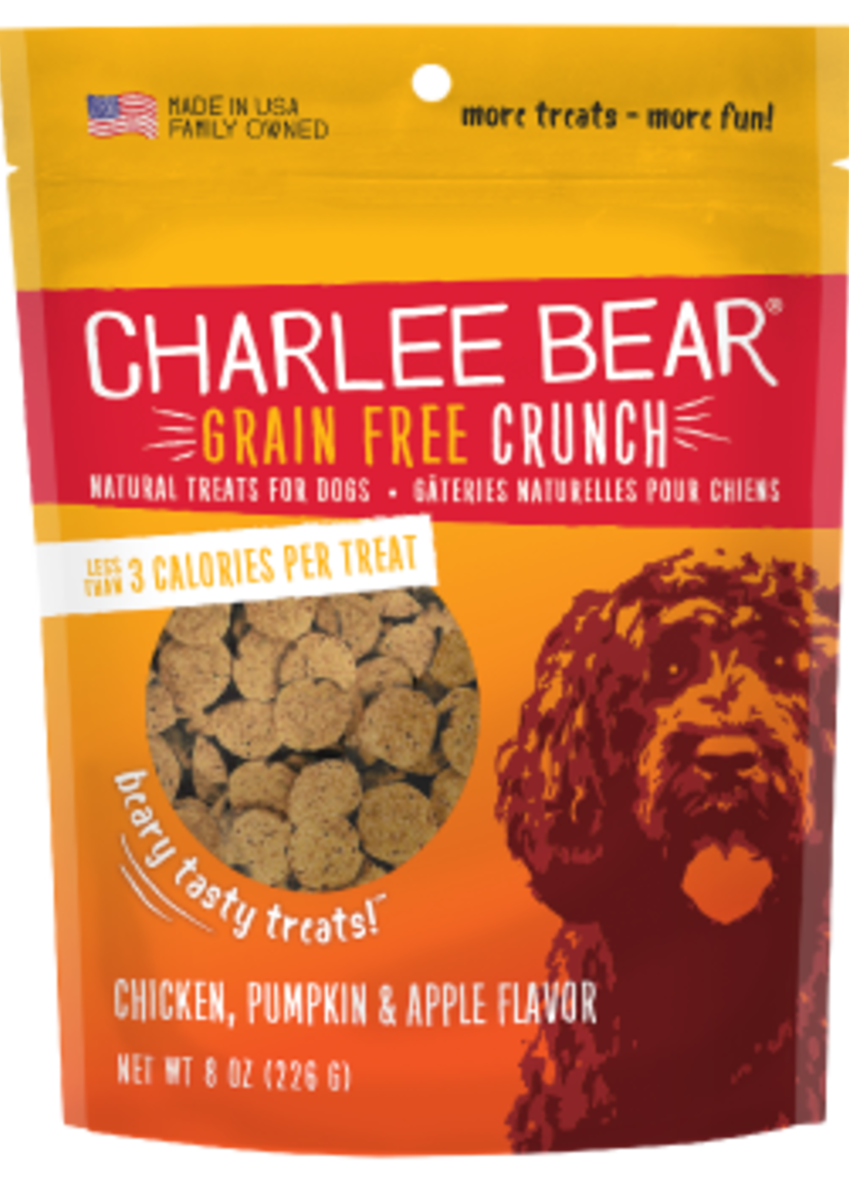 Charlee Bear Grain Free Crunch Chicken, Pumpkin & Apple Flavor