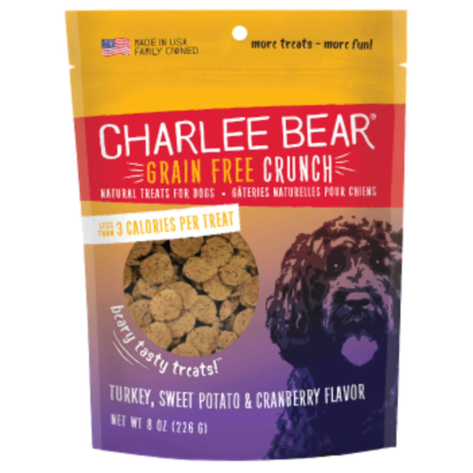 Charlee Bear Grain Free Crunch Turkey, Sweet Potato & Cranberry Flavor