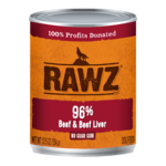 RAWZ Natural Pet Food 96% Beef & Beef Liver