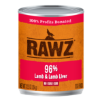 RAWZ Natural Pet Food 96% Lamb & Lamb Liver