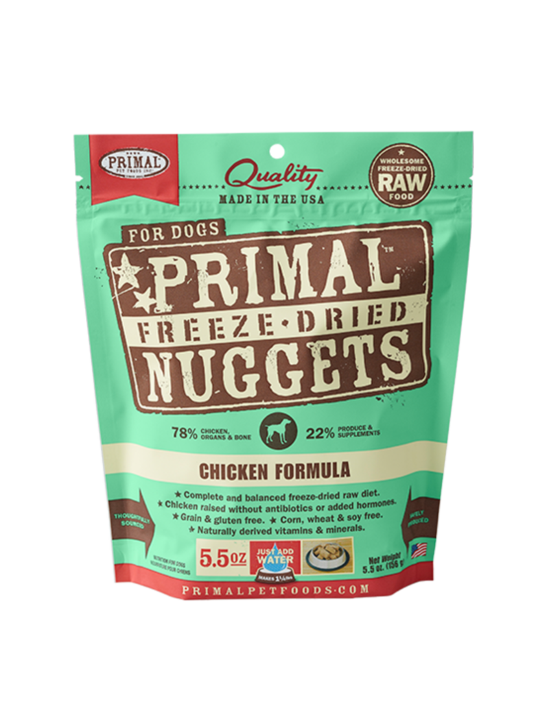 Primal Pet Foods Primal Canine Raw Freeze-Dried Nuggets Chicken