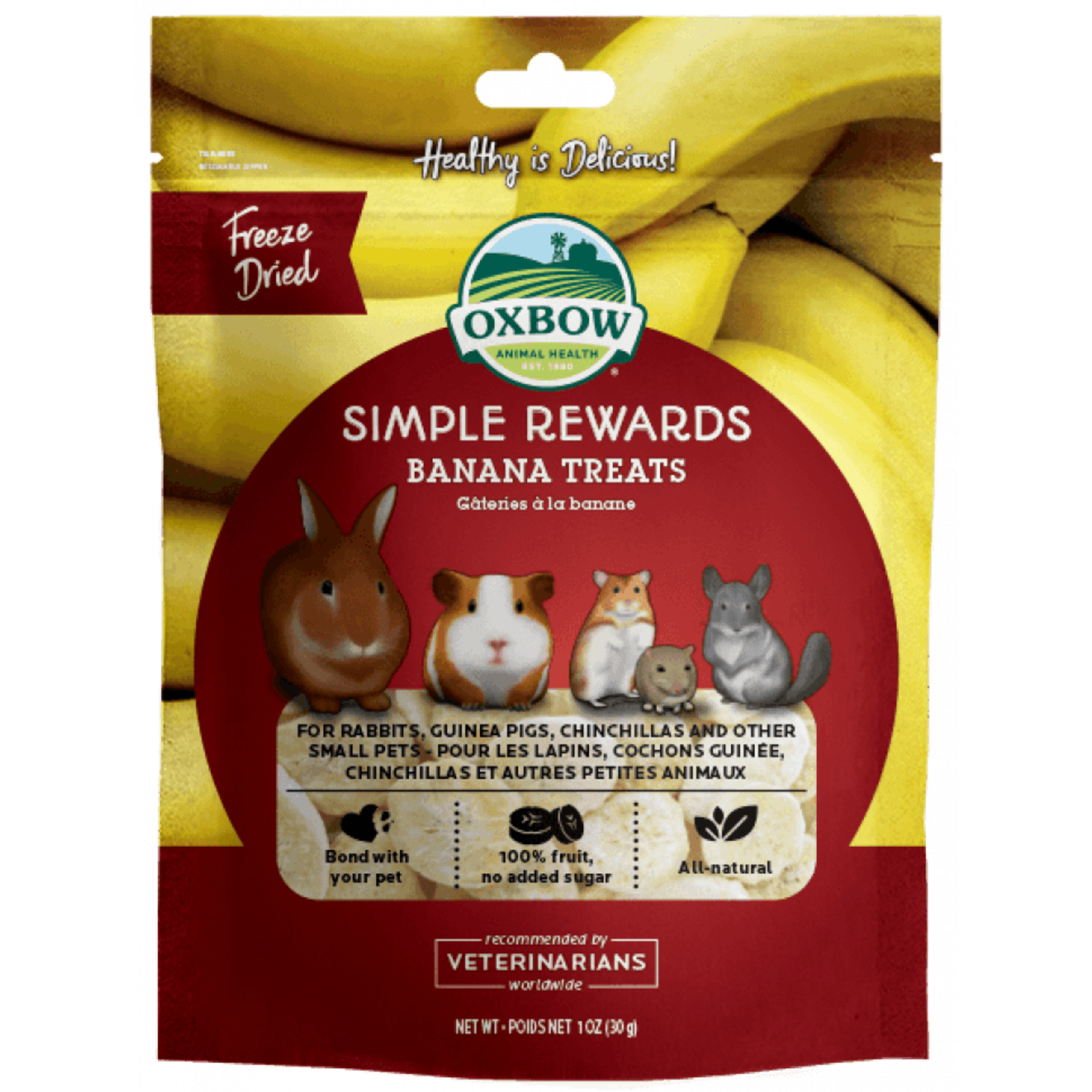 Oxbow Animal Health Simple Rewards Banana Treats