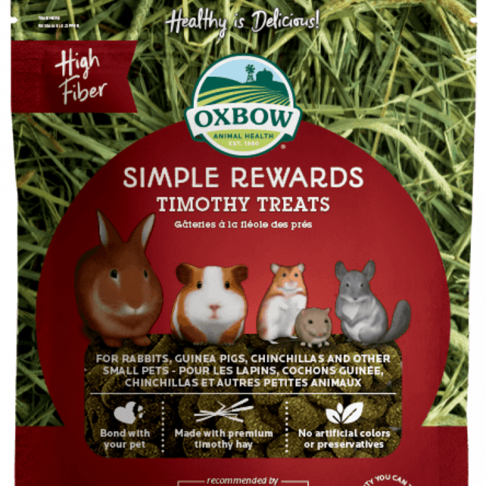 Oxbow Animal Health Simple Rewards Timothy Treats
