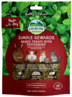 Oxbow Animal Health Simple Rewards Baked Treats with Peppermint