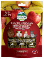 Oxbow Animal Health Simple Rewards Baked Treats with Apple & Banana