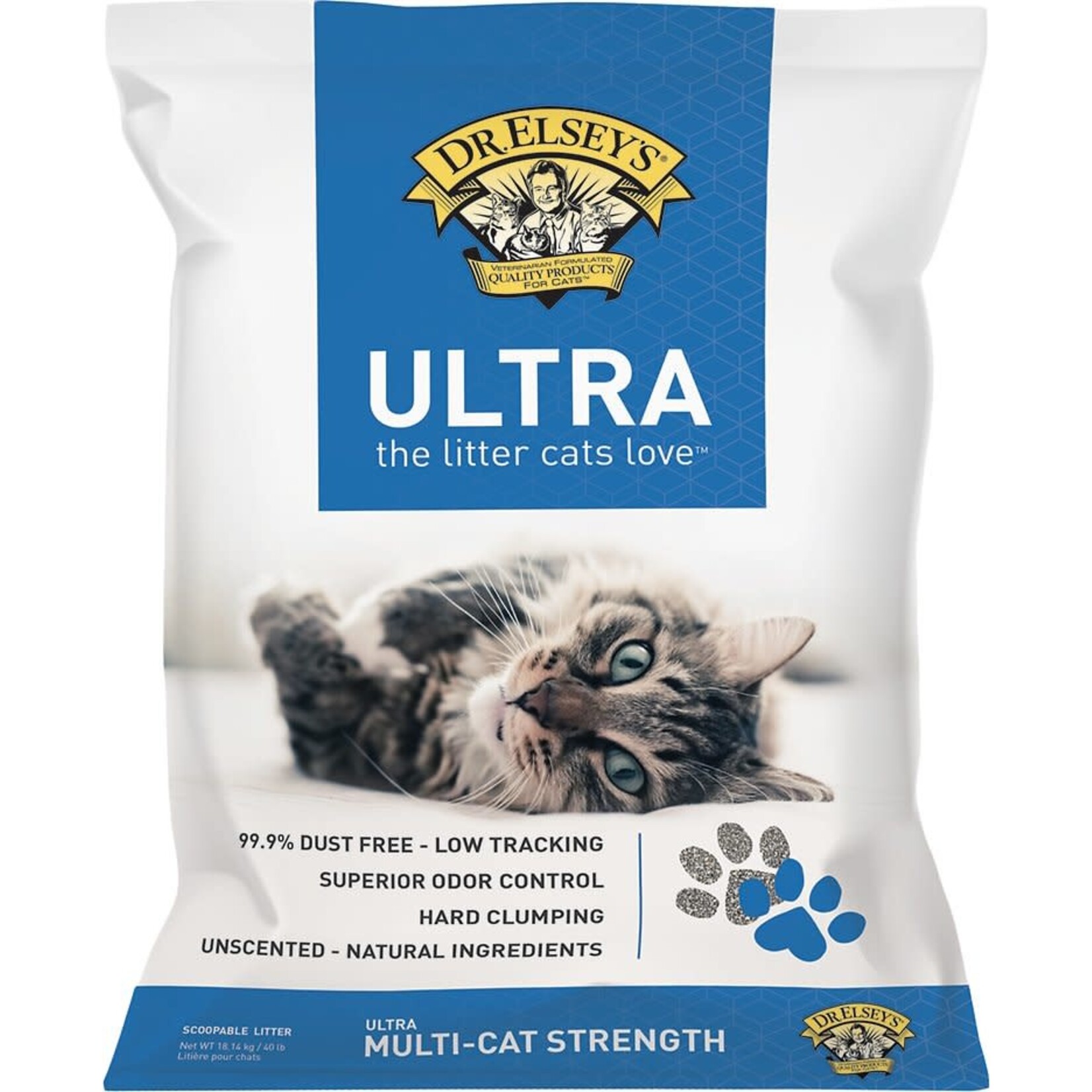 Dr. Elsey's Precious Cat Ultra Unscented Clumping Clay Cat Litter