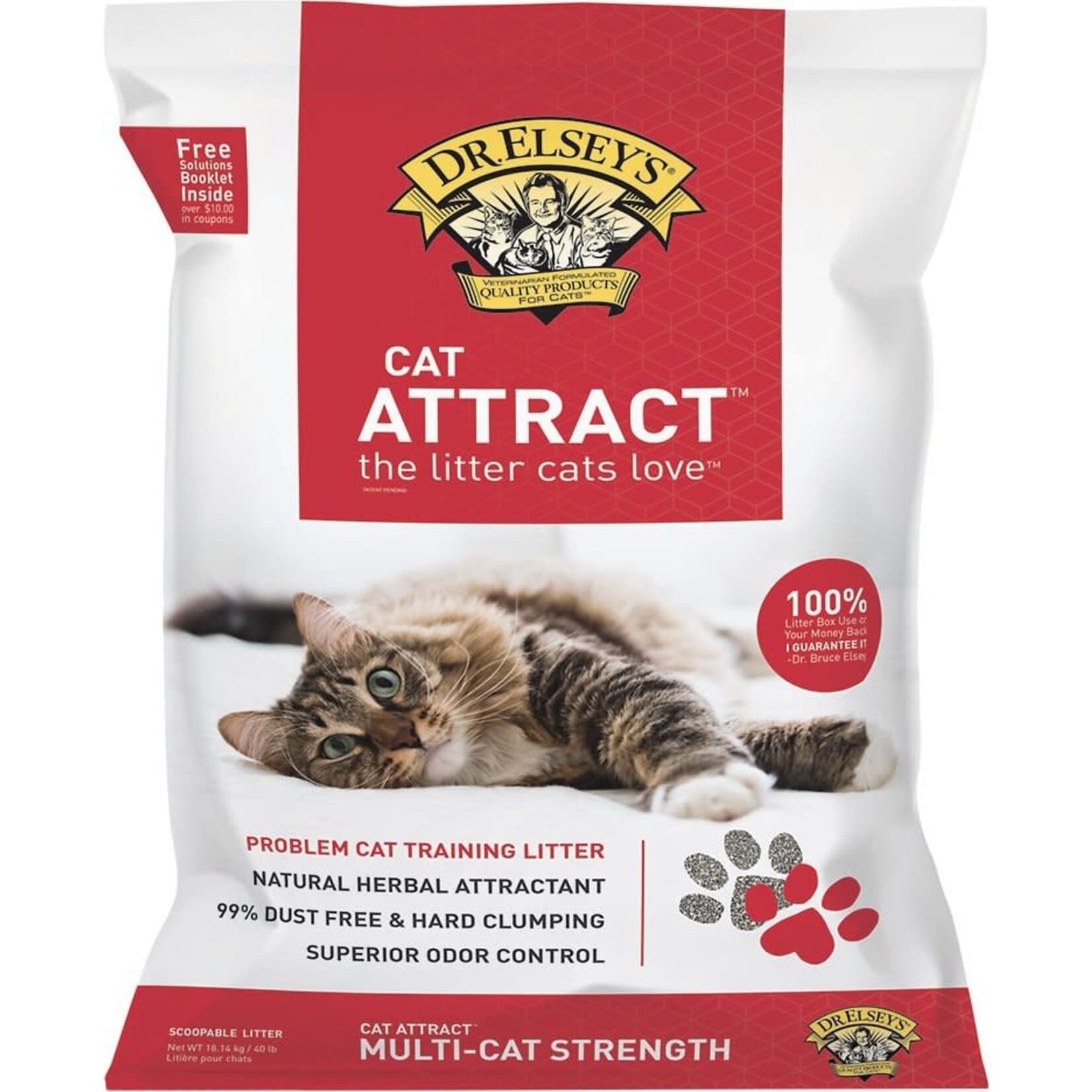 Dr. Elsey's Precious Cat Cat Attract Unscented Clumping Clay Cat Litter