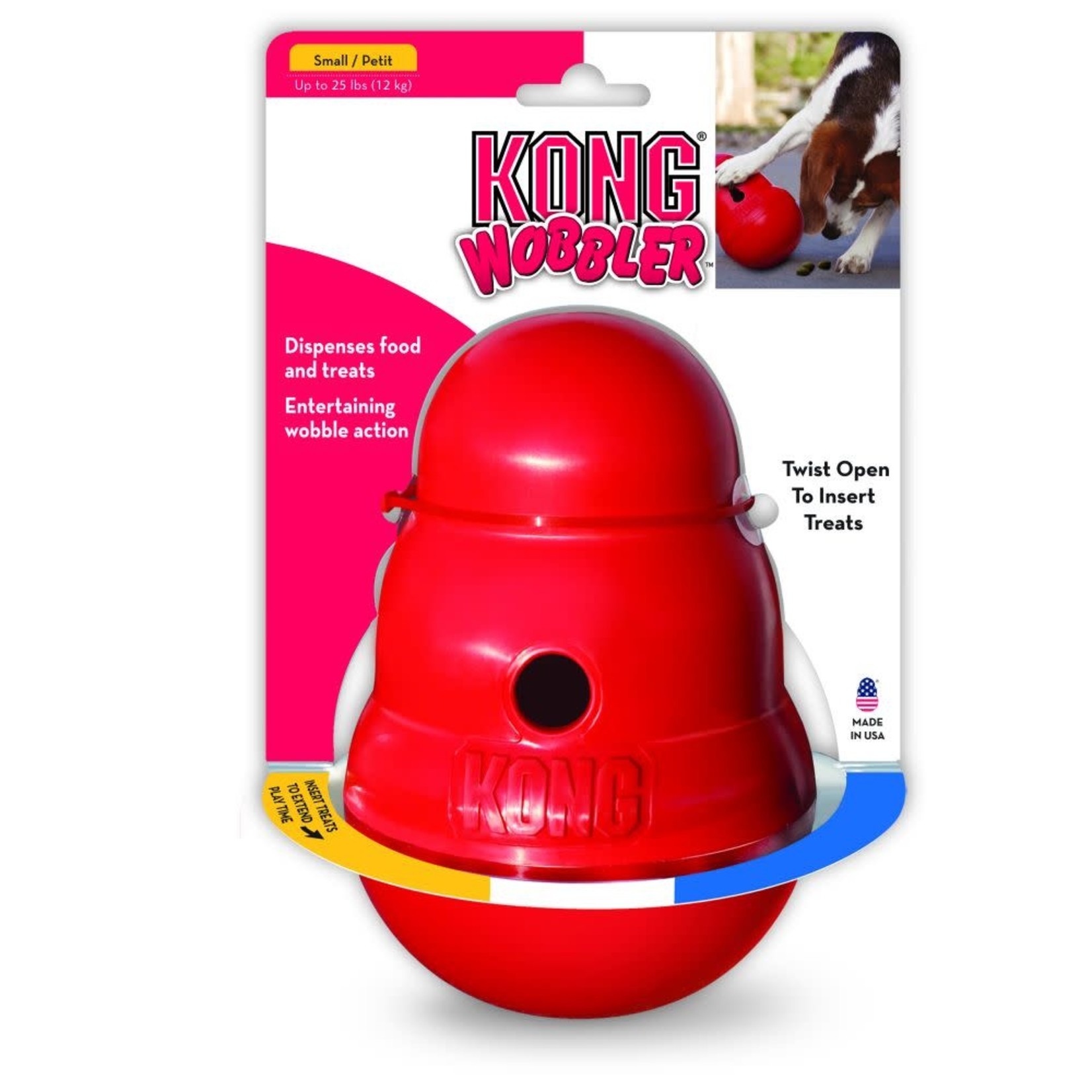 KONG KONG Wobbler Treat Dispensing Toy