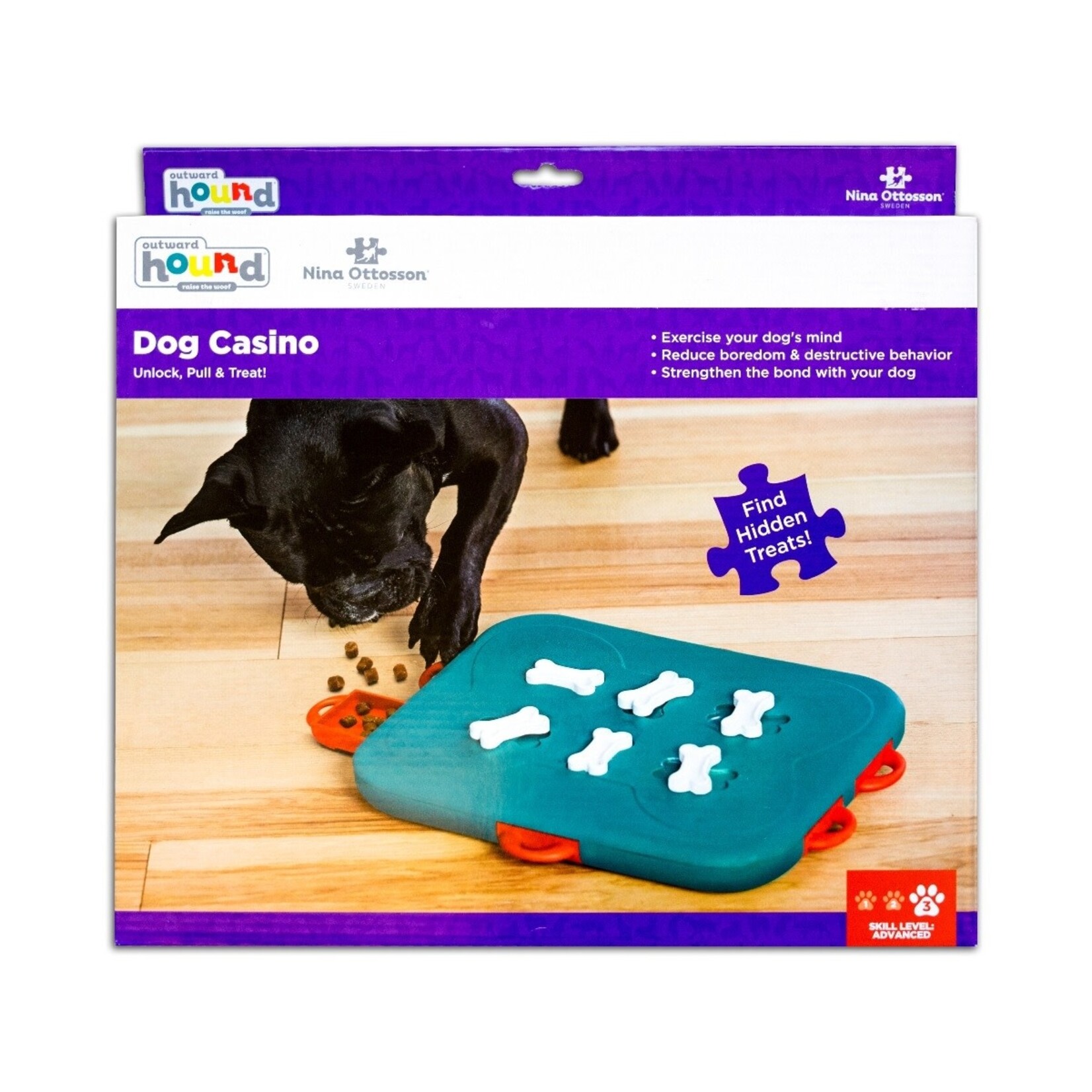 Nina Ottoson  Dog Twister (Level 3) Interactive Puzzle Toy for Dogs -  Happy Tails Market