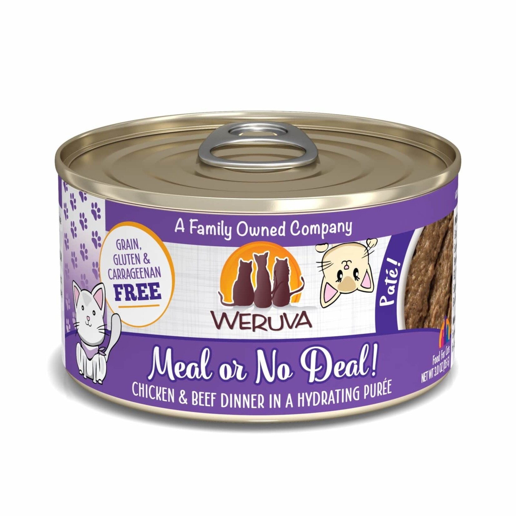 Weruva Meal or No Deal Chicken & Beef Dinner in a Hydrating Purée Wet Cat Food