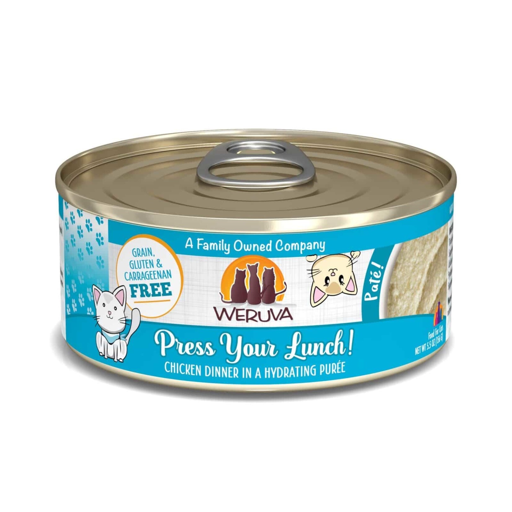 Weruva Press Your Lunch Chicken Dinner in a Hydrating Purée Wet Cat Food