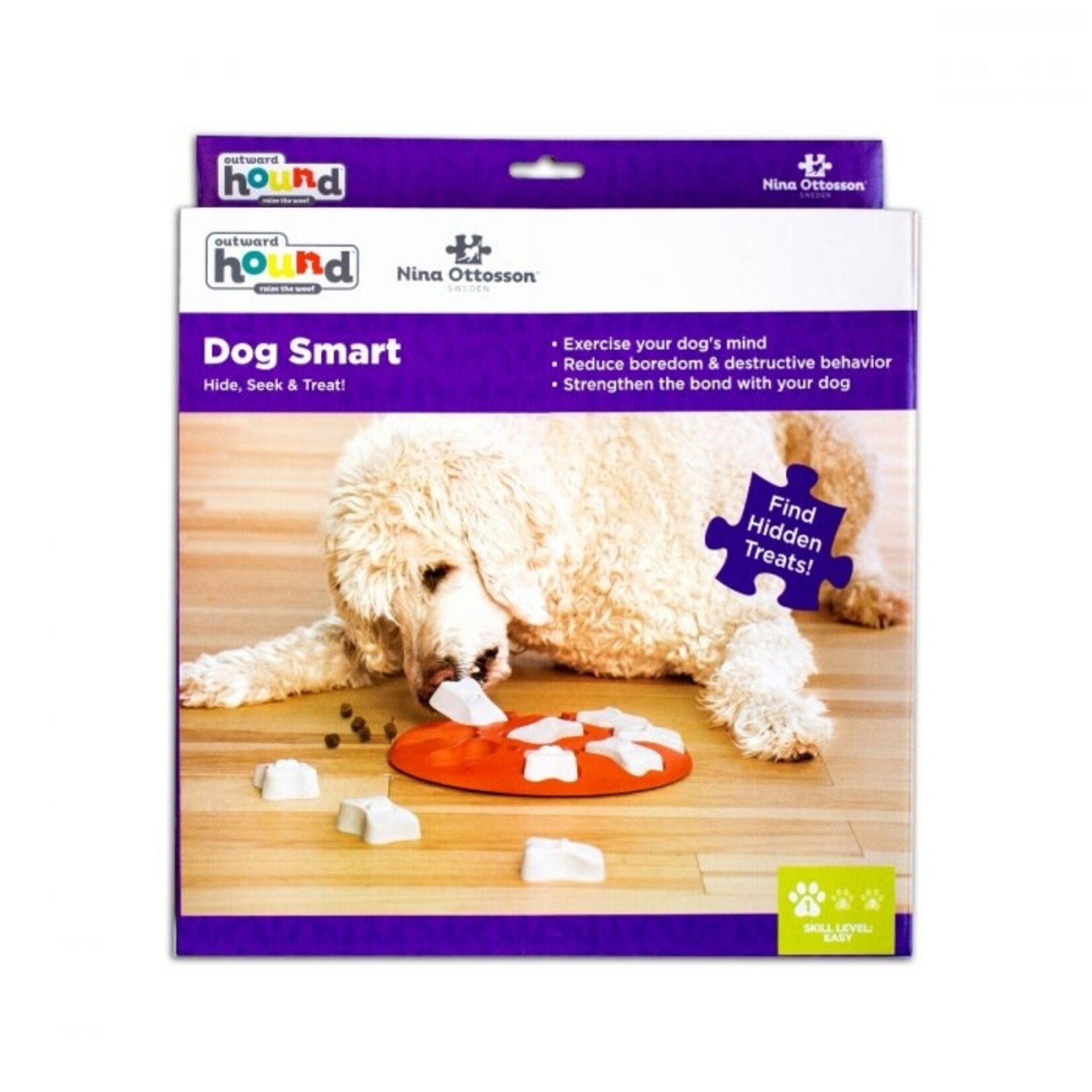 Nina Ottosson by Outward Hound Dog Smart (Level 1) Interactive Puzzle Toy for Dogs