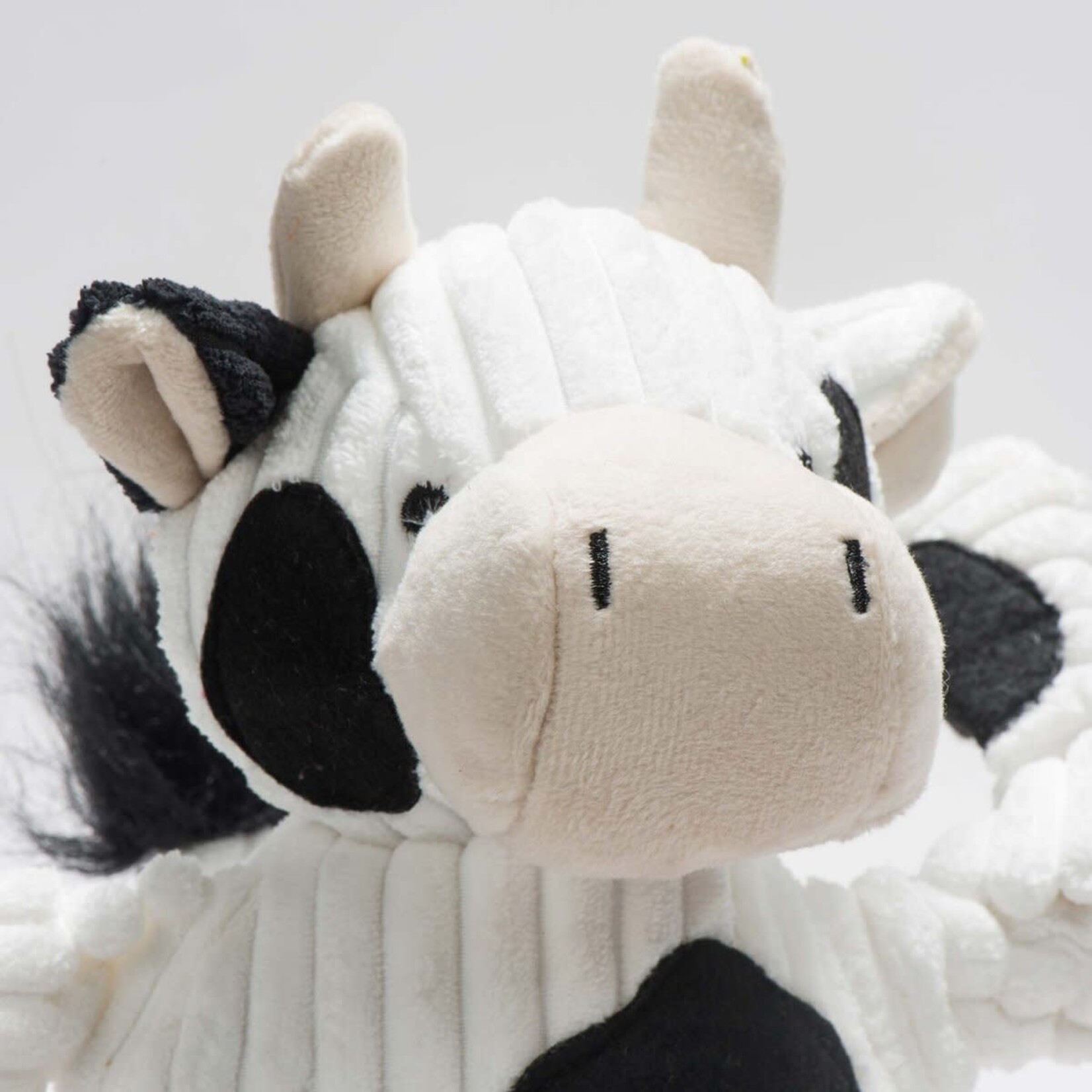 HuggleHounds Cow Knottie Plush Toy