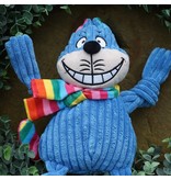 HuggleHounds Rainbow Cheshire Cat Knottie Plush Toy