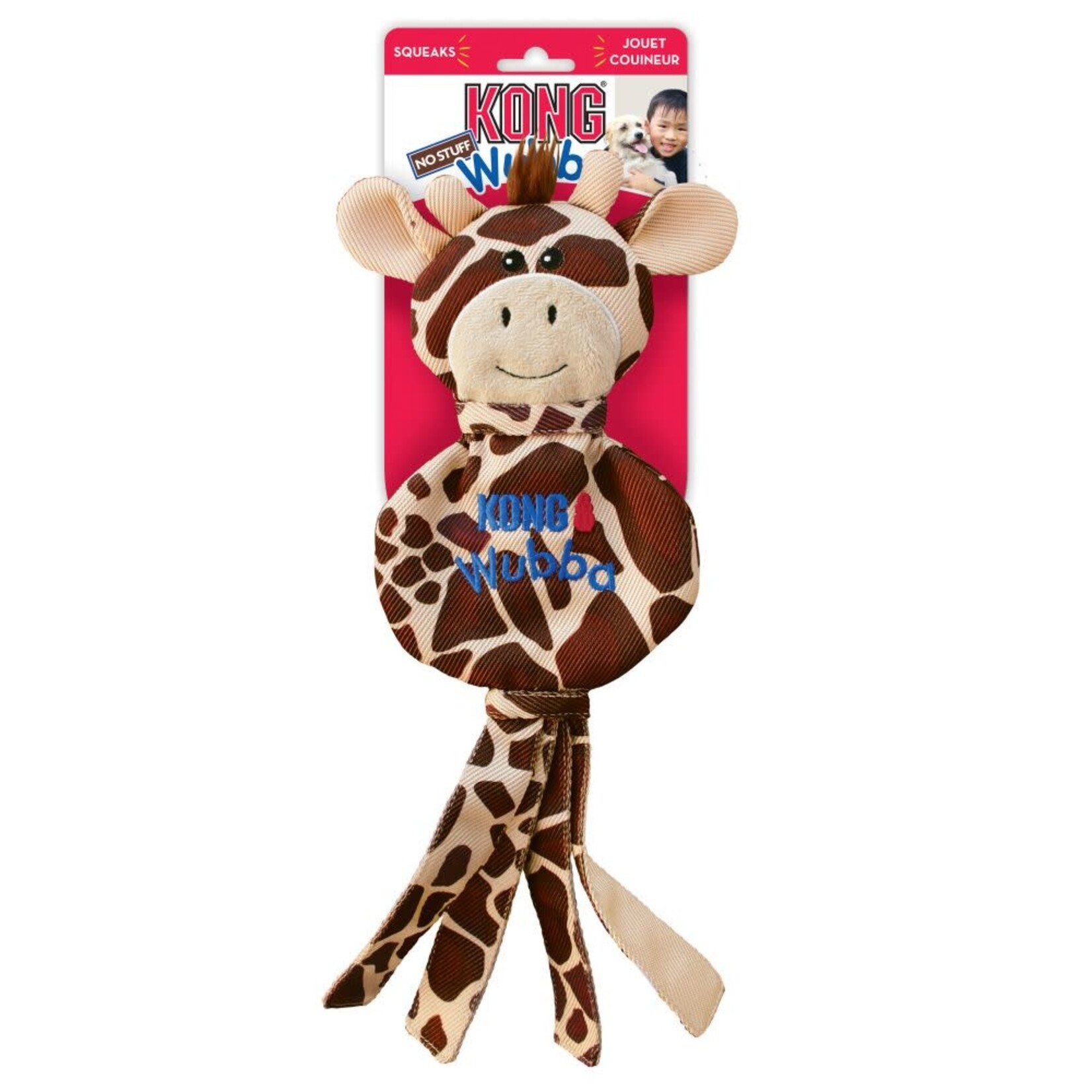 KONG KONG Wubba No Stuff Giraffe