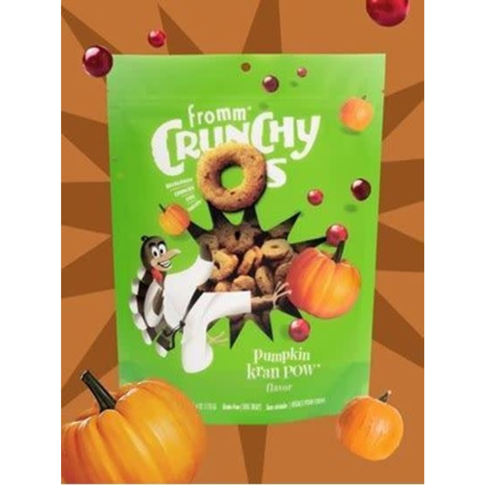 Fromm Crunchy O's Pumpkin Kran Pow Flavor Dog Treats
