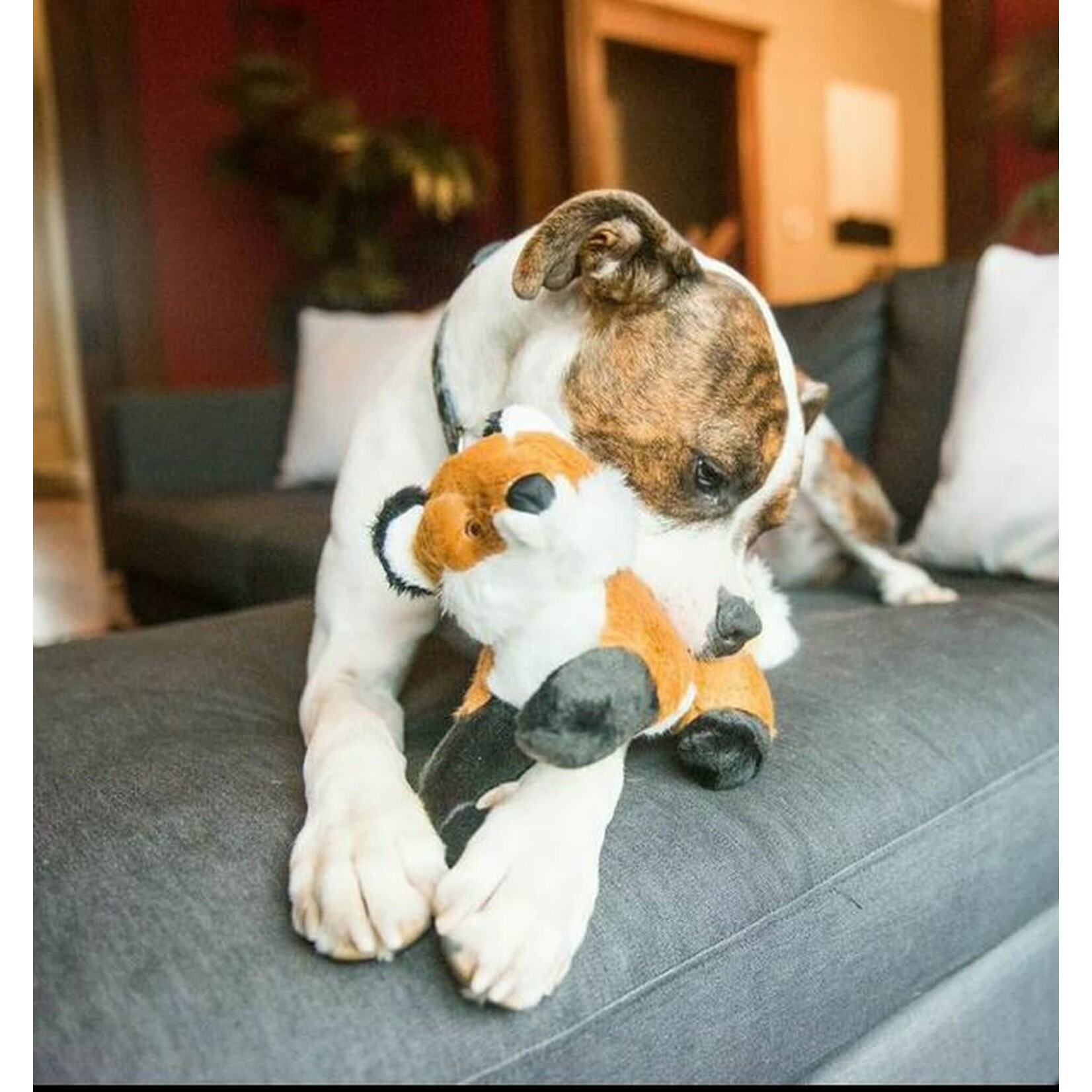 Fluff & Tuff Hendrix Fox - Large Plush Dog Toy
