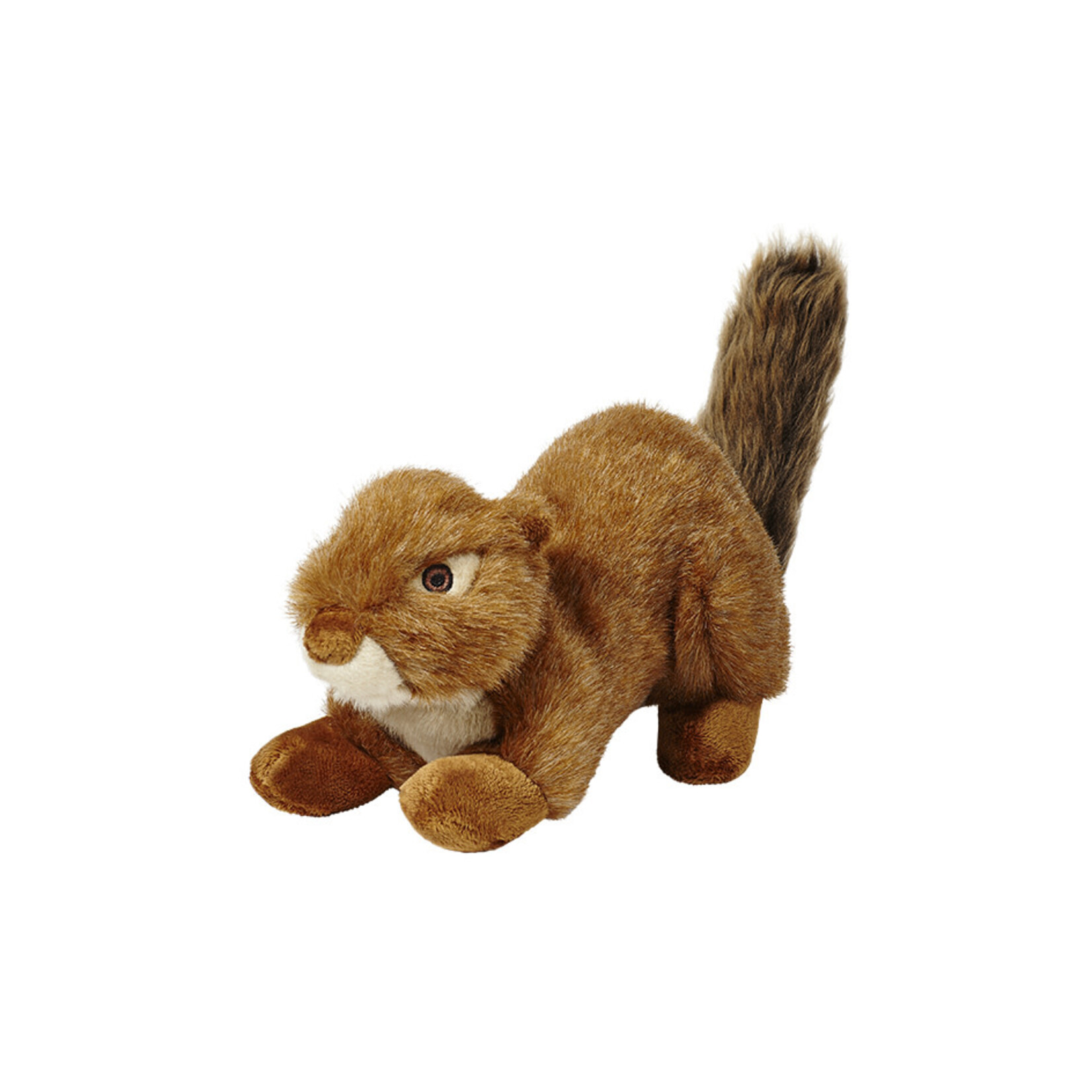 Fluff & Tuff Red Squirrel - Sqeakerless Large Plush Dog Toy