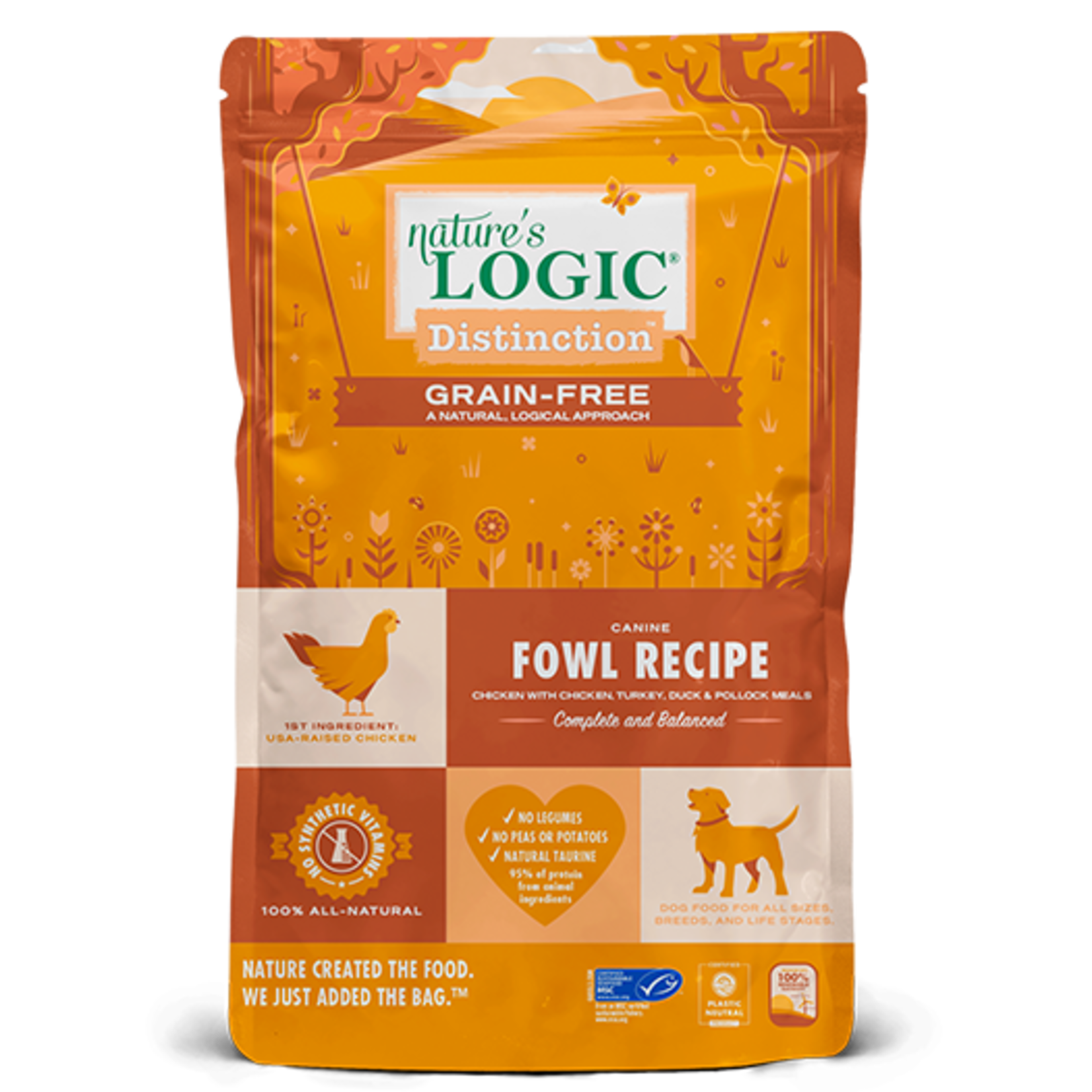 Nature's Logic Distinction - Grain-Free Fowl Recipe Dry Dog Food