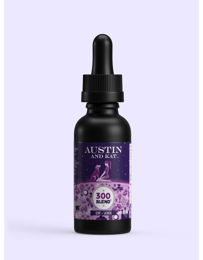 Austin and Kat Hemp & Salmon Tincture for Cats and Dogs