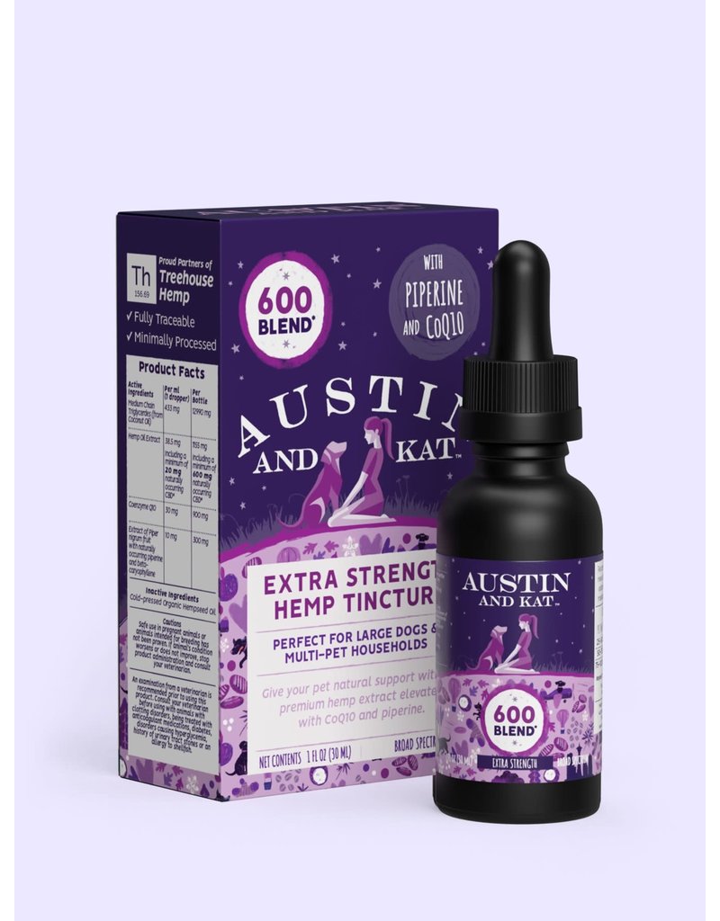 Austin and Kat High Potency Hemp Extract for Dogs