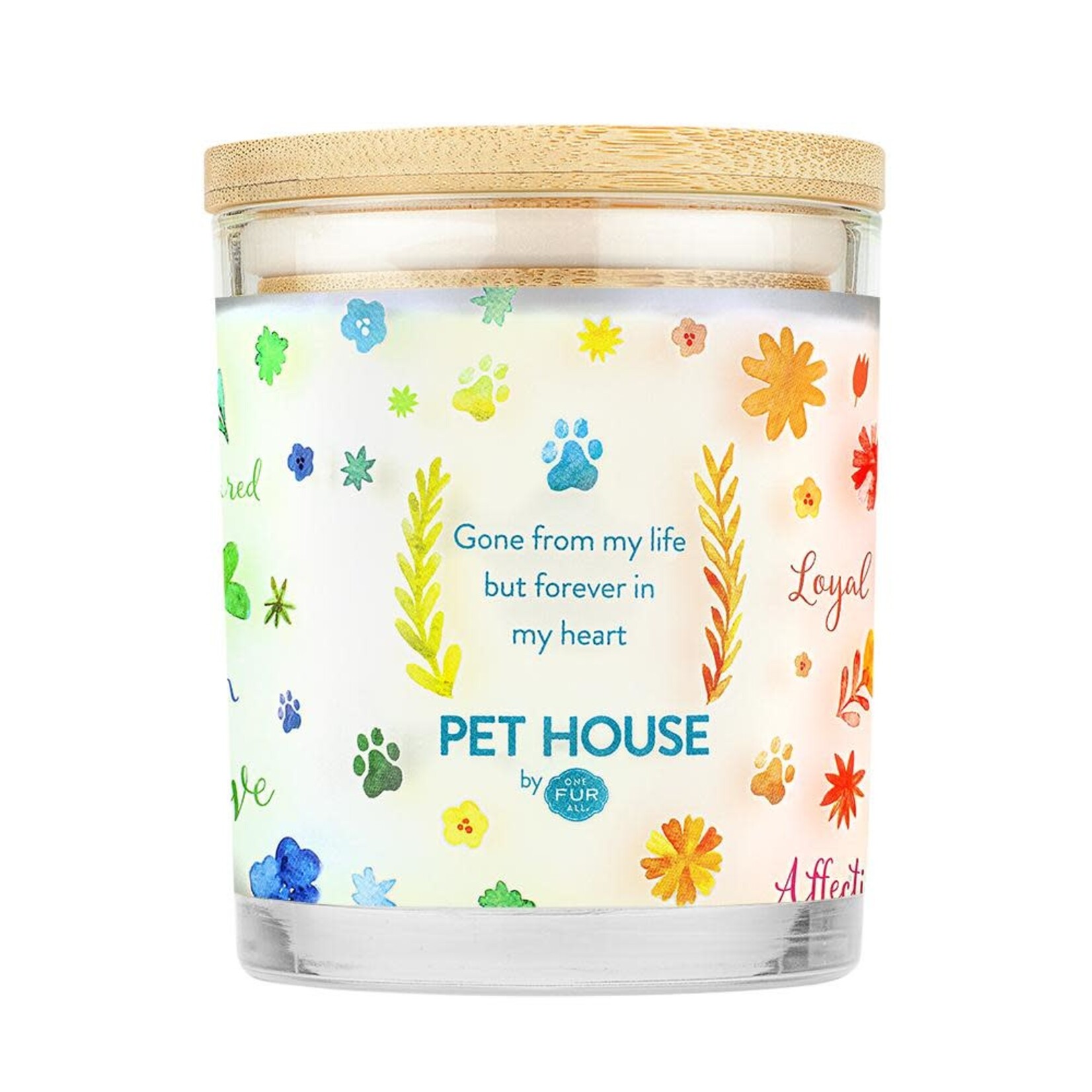 Pet House Furever Loved Memorial Candle