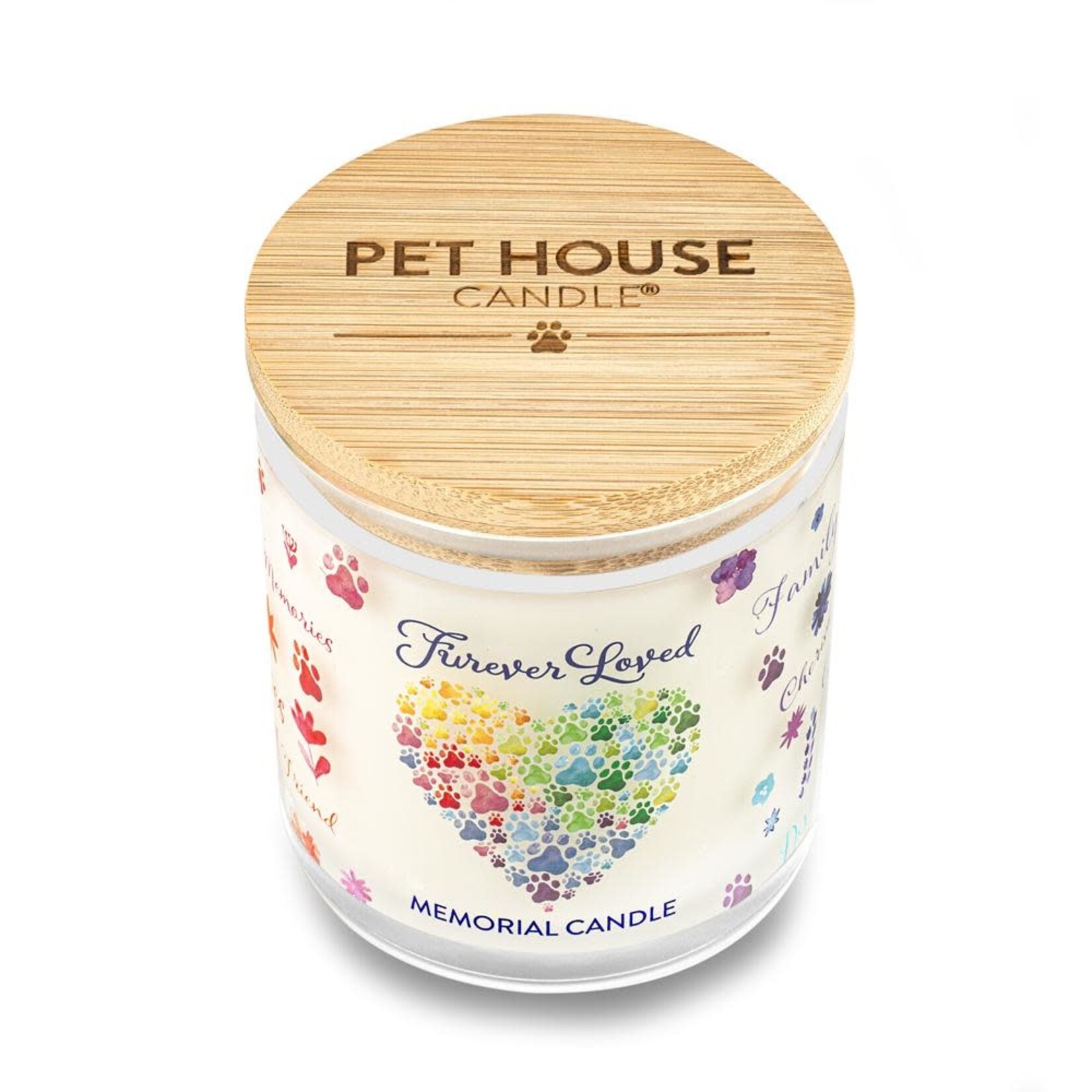 Pet House Furever Loved Memorial Candle