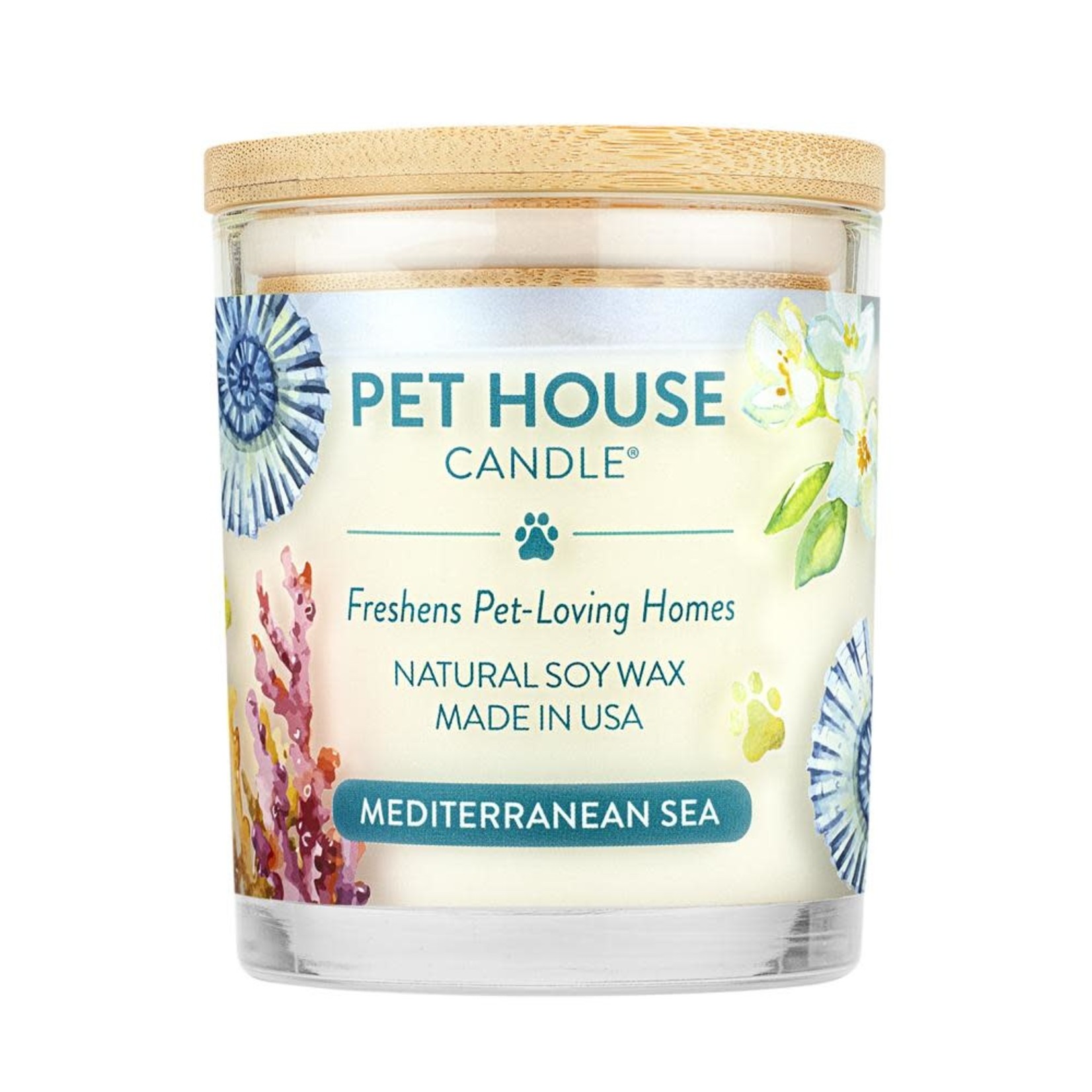 Pet House by One Fur All Mediterranean Sea Pet Odor Candle