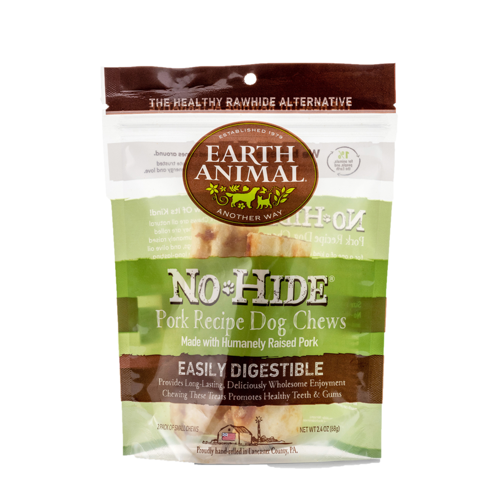 Earth Animal Pork No-Hide Wholesome Chews