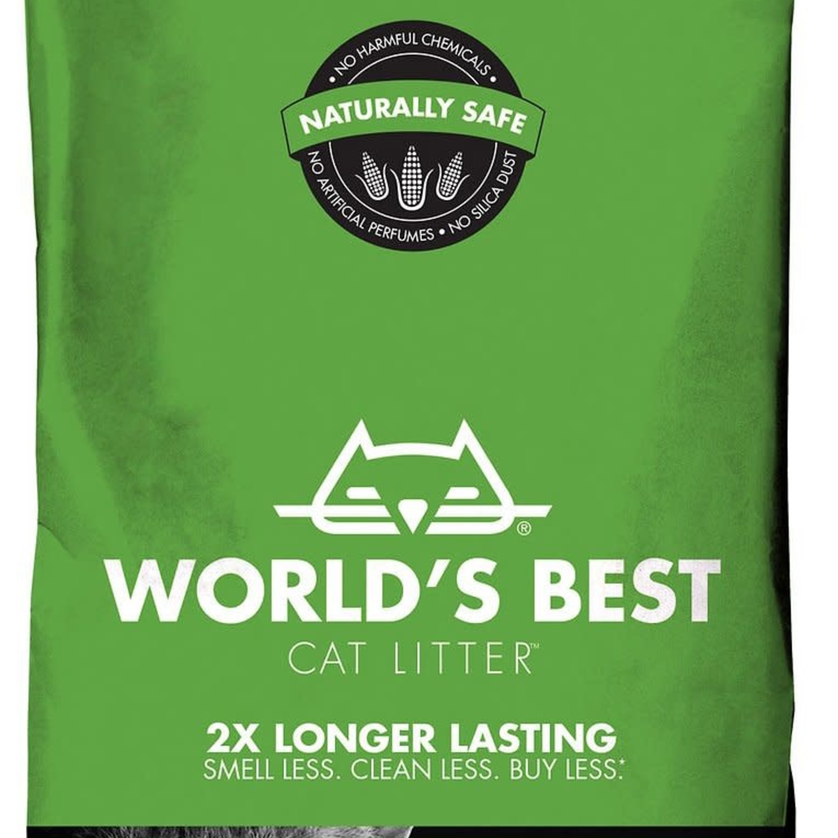 World's Best Cat Litter Original Unscented Clumping Corn Cat Litter