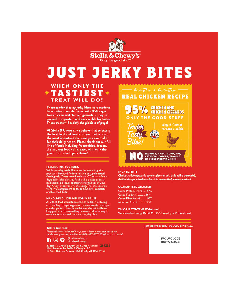 Stella & Chewy’s Stella & Chewy's | Just Jerky Bites - Chicken Recipe