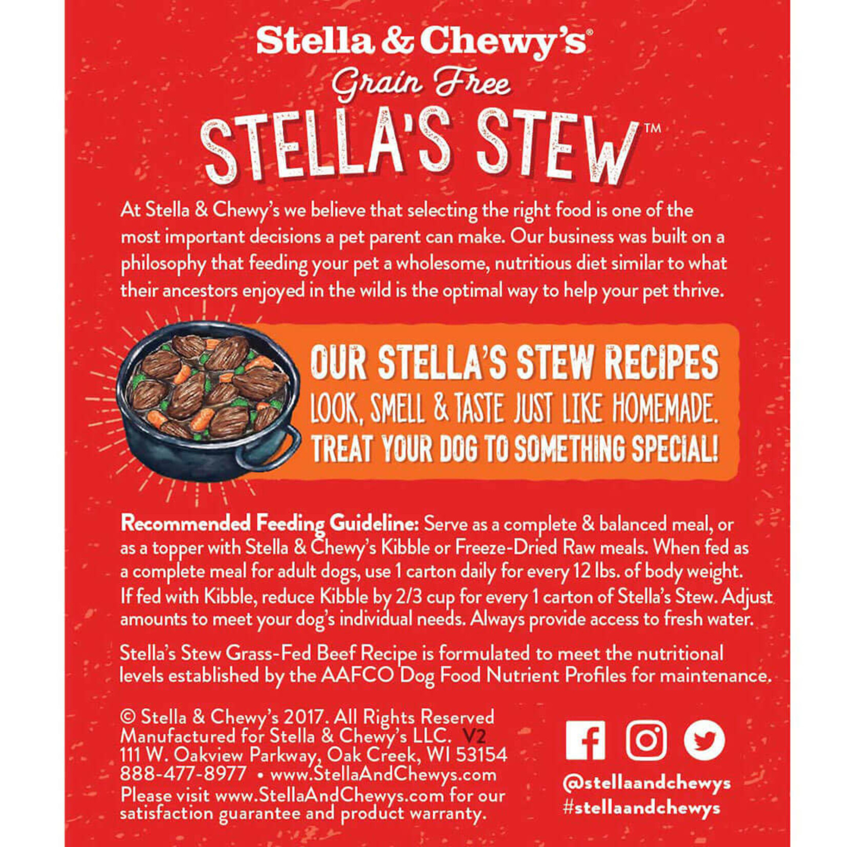 Stella & Chewy’s Stella's Stew - Grass Fed Beef Recipe