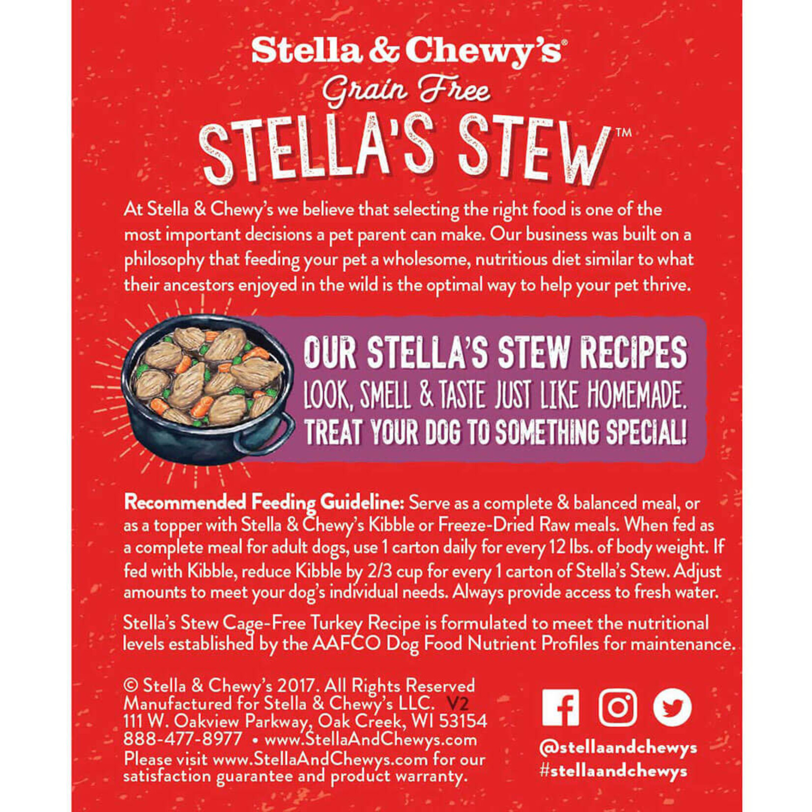 Stella & Chewy’s Stella's Stew - Cage Free Turkey Recipe